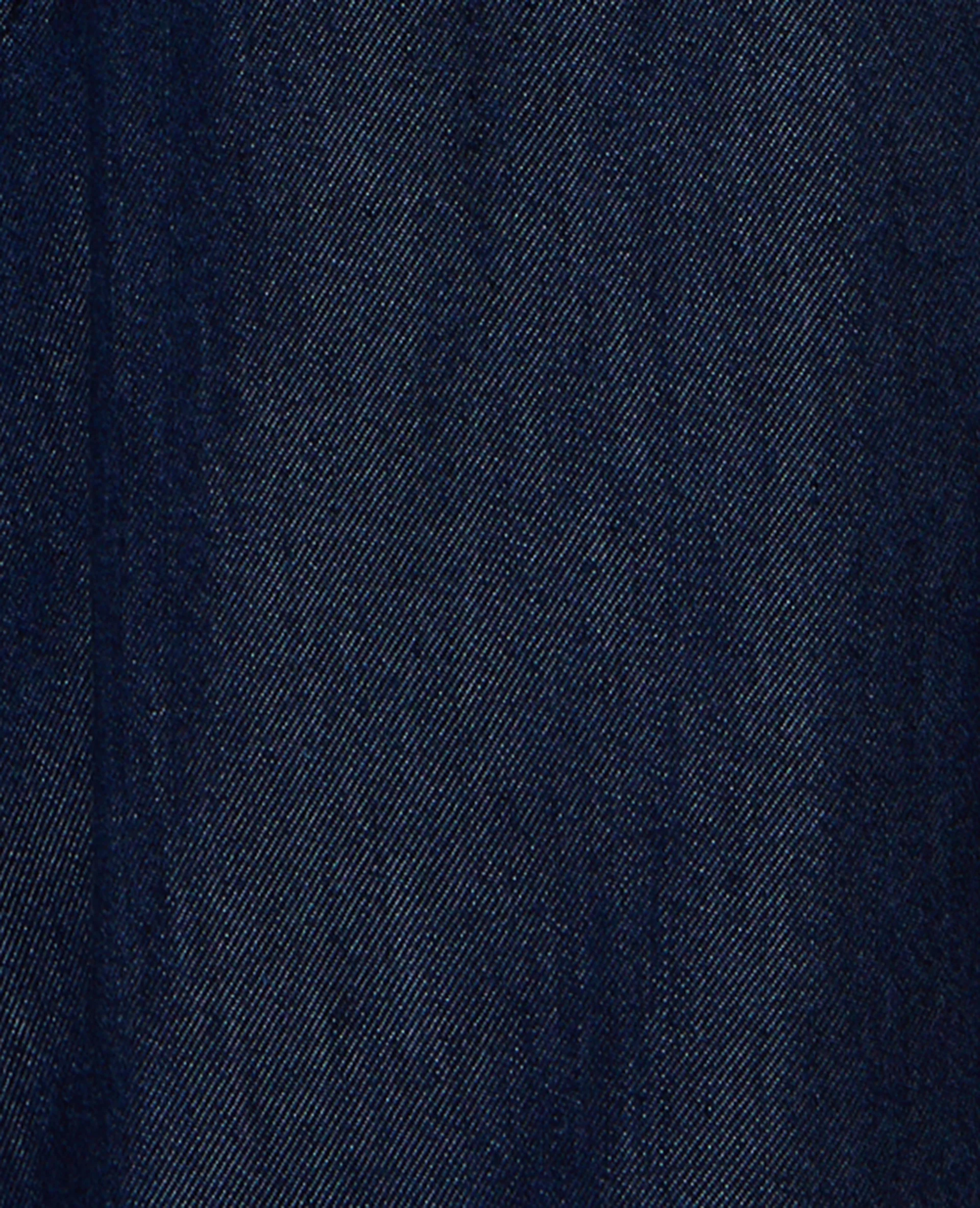 Pantalon large ceinture élastiquée effet jean - Image 7