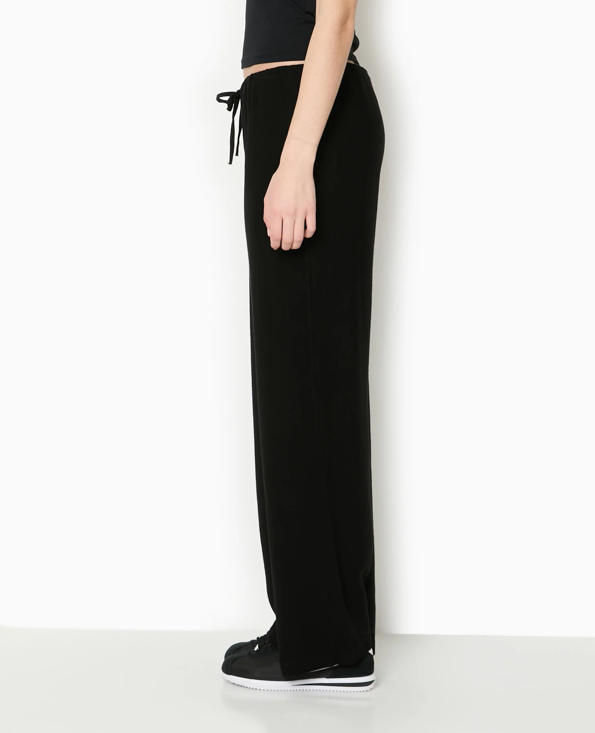 Pantalon large et droit avec taille élastiquée - Image 7
