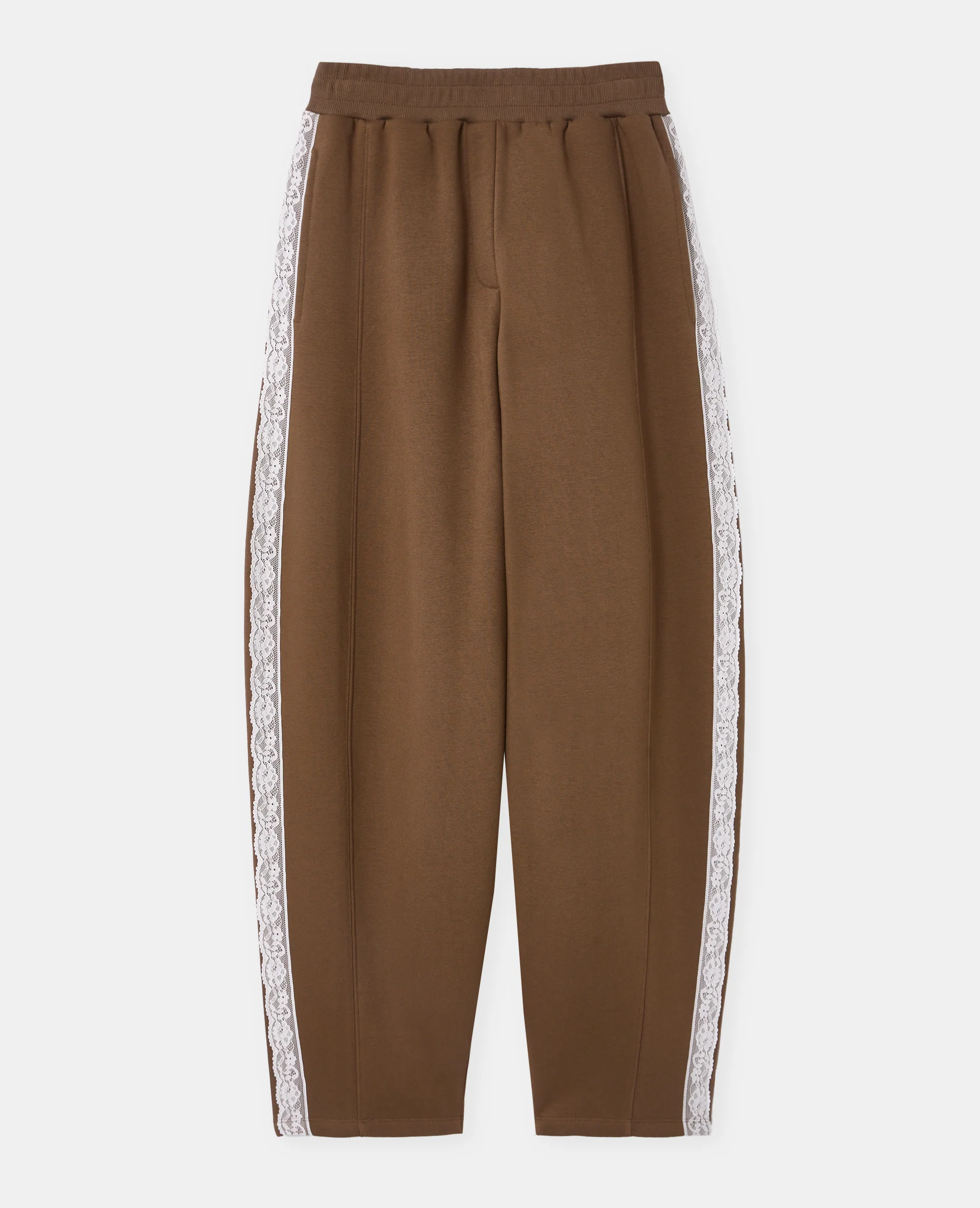 Pantalon molleton barrel avec dentelle - Image 4