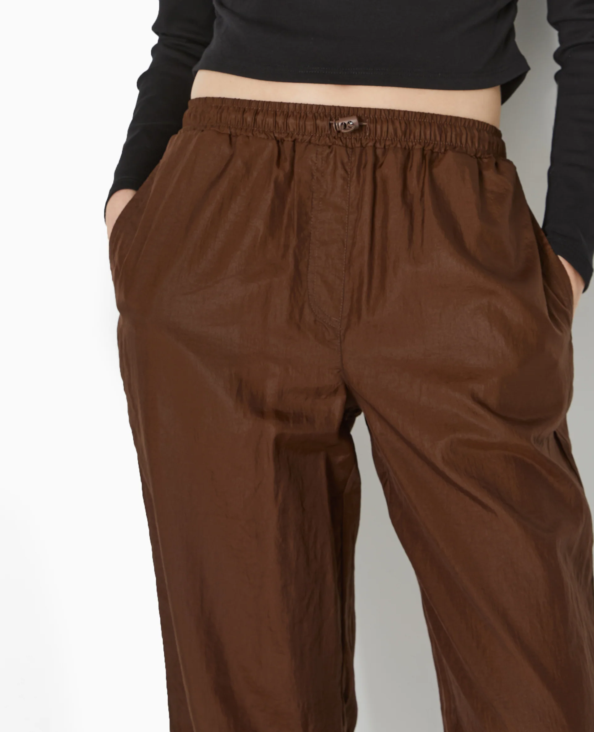 Pantalon parachute avec liens élastiqués - Image 3