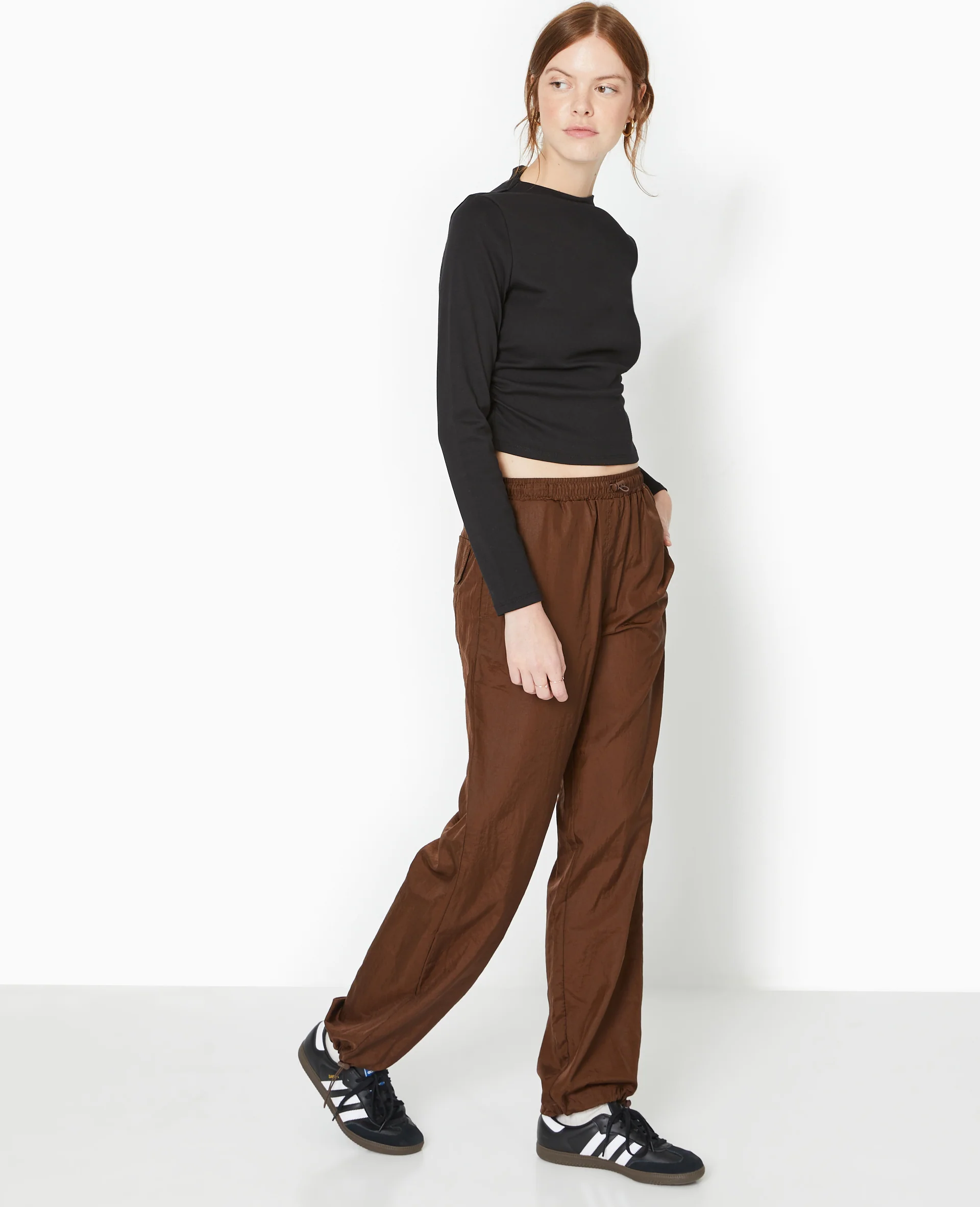 Pantalon parachute avec liens élastiqués - Image 5