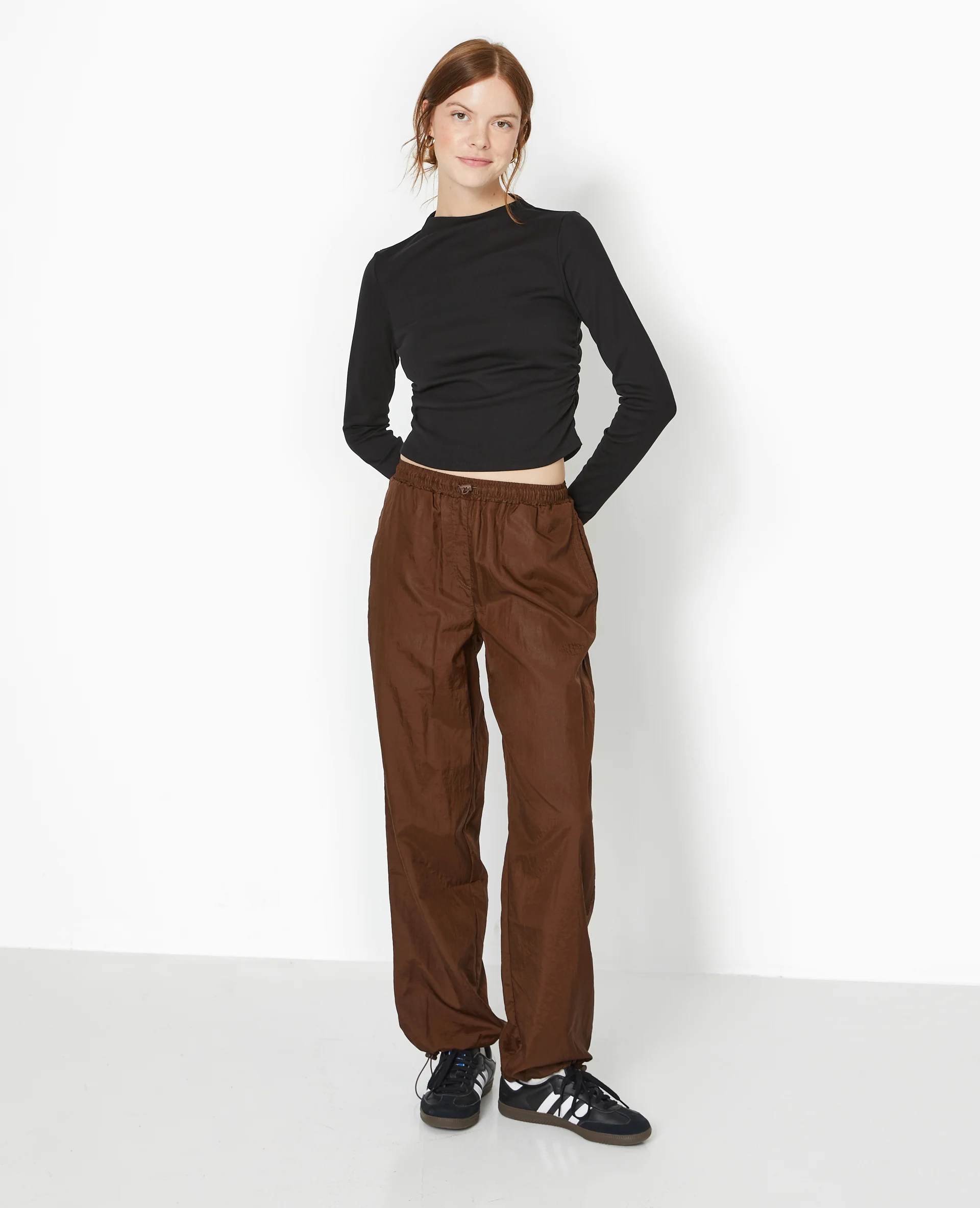 Pantalon parachute avec liens élastiqués - Image 7
