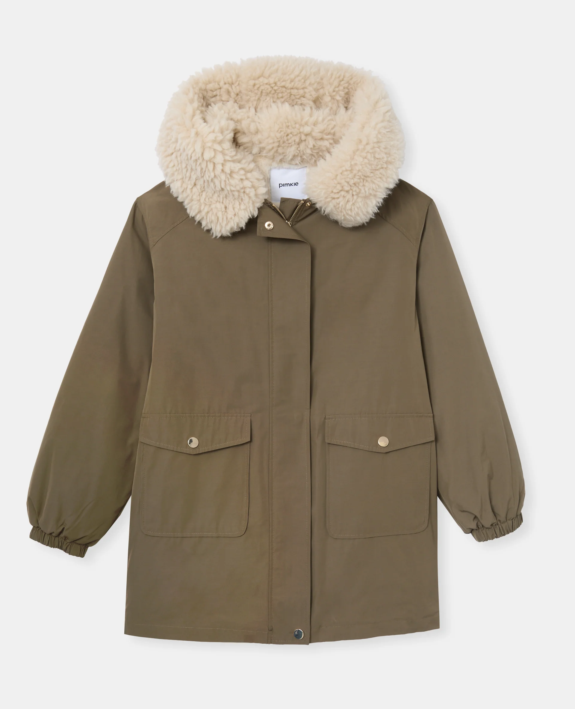 Parka doublée fourrure avec capuche - Image 4