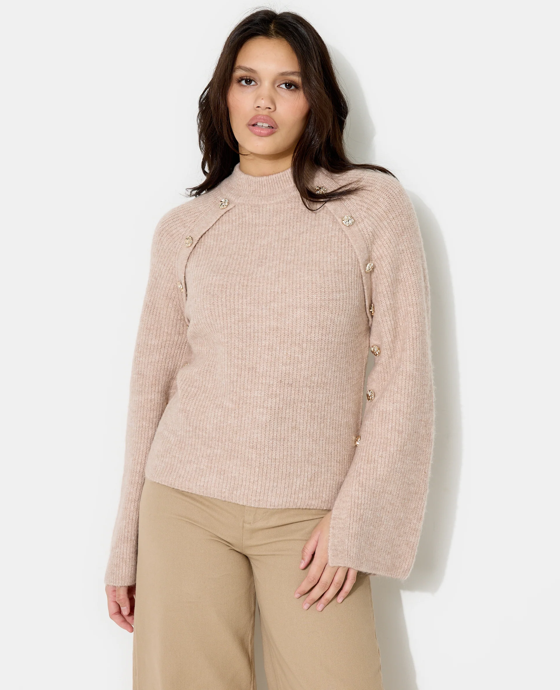 Pull avec boutons fantaisie - Image 5