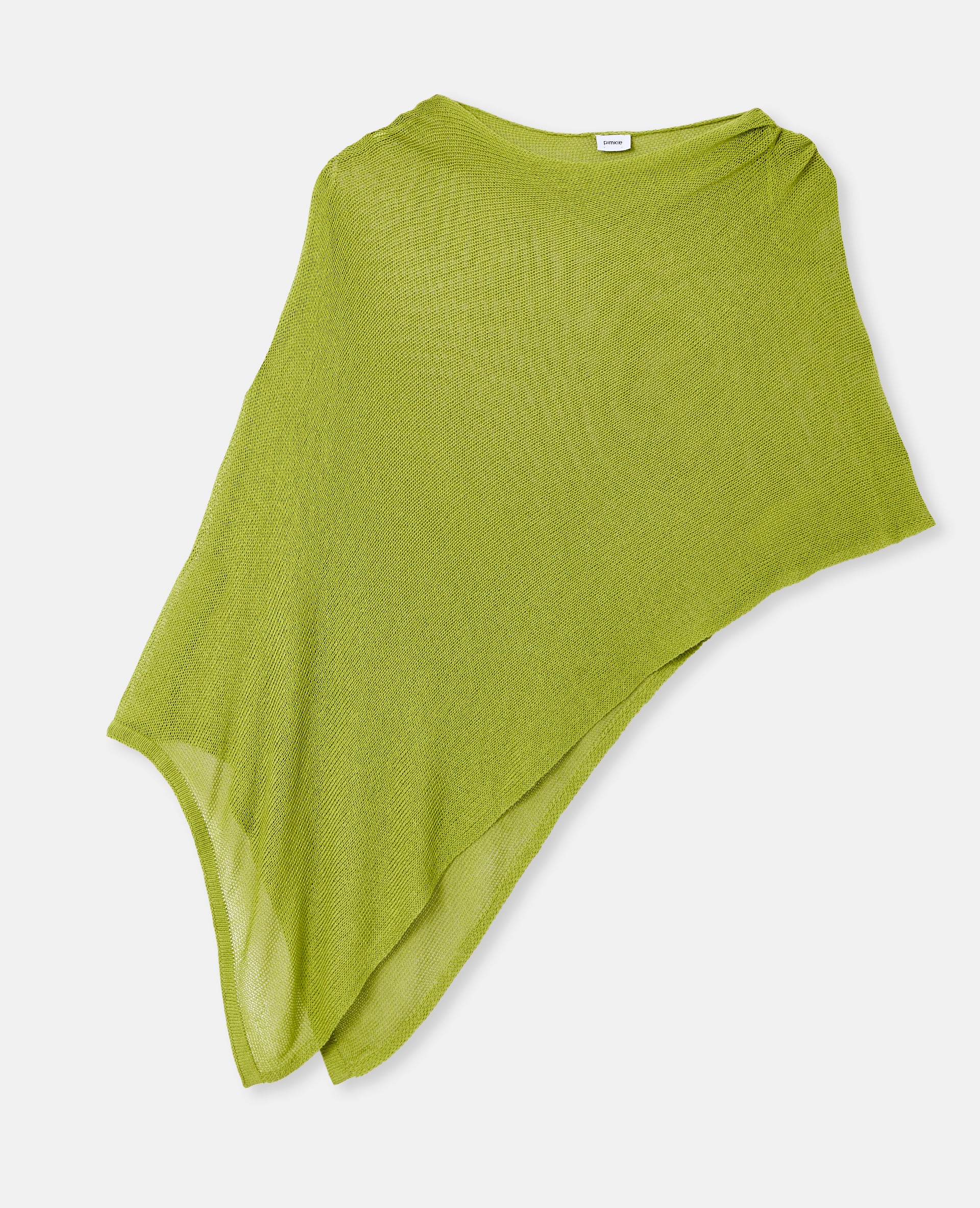 Pull châle asymétrique en maille ajourée - Image 4