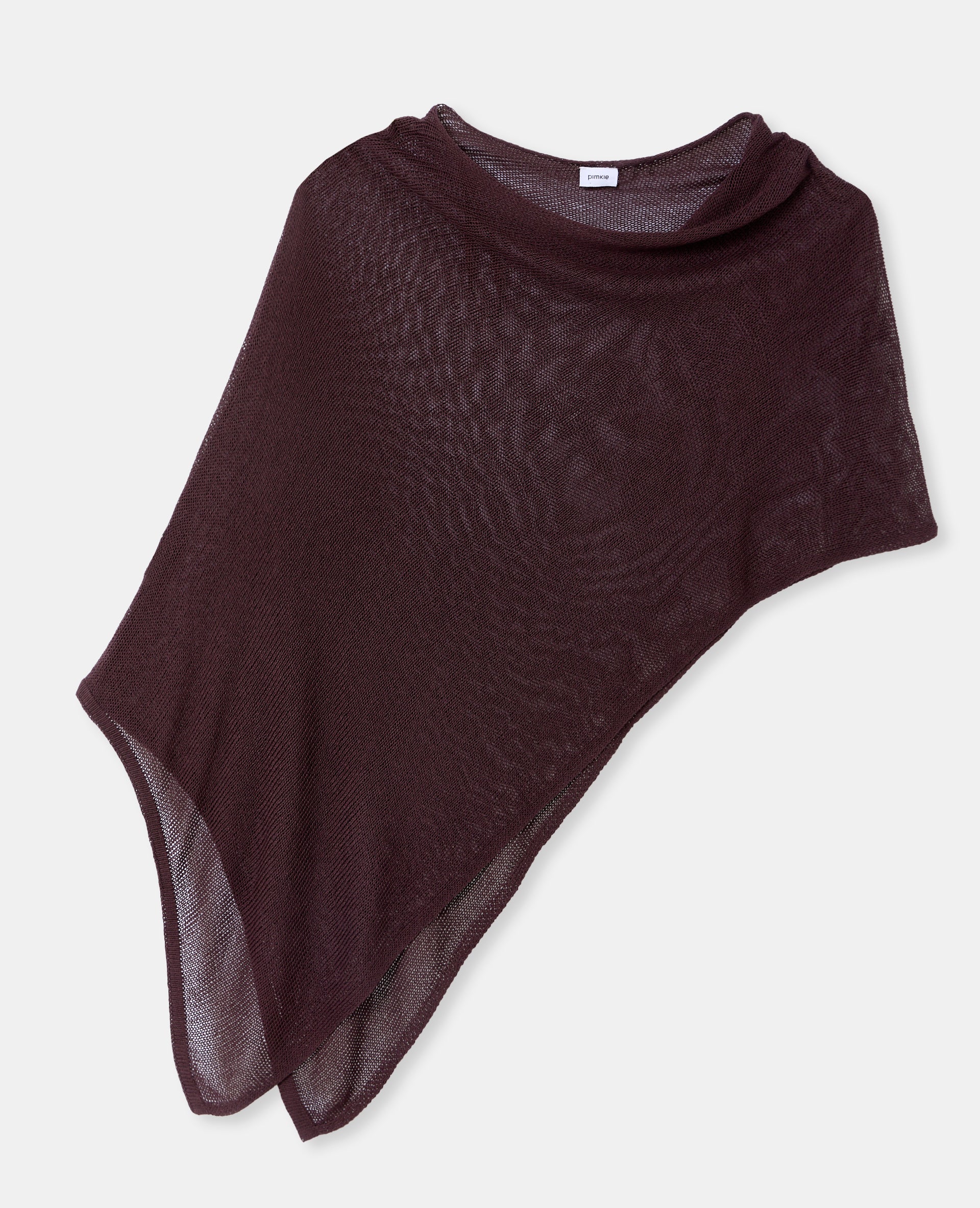 Pull châle asymétrique en maille ajourée - Image 4