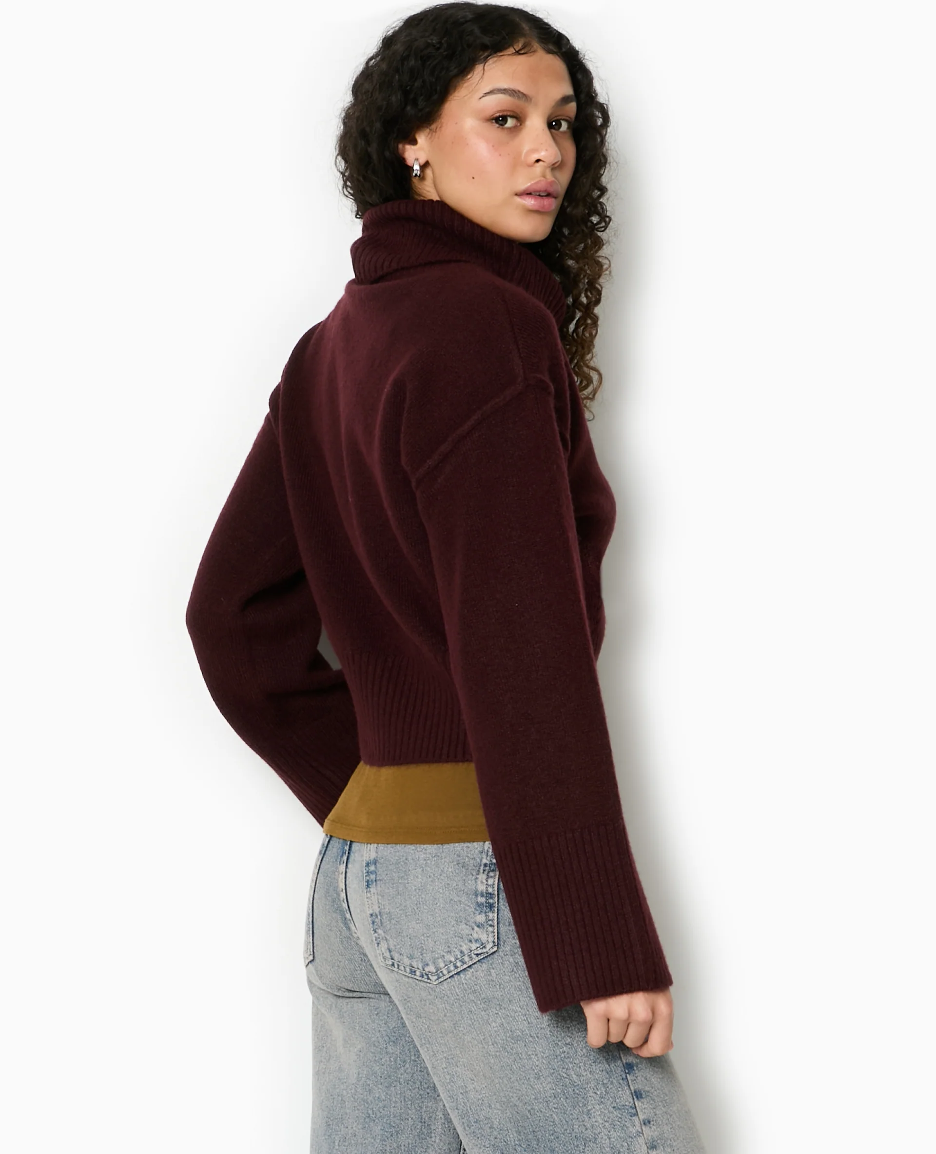 Pull col boule avec manches larges - Image 6