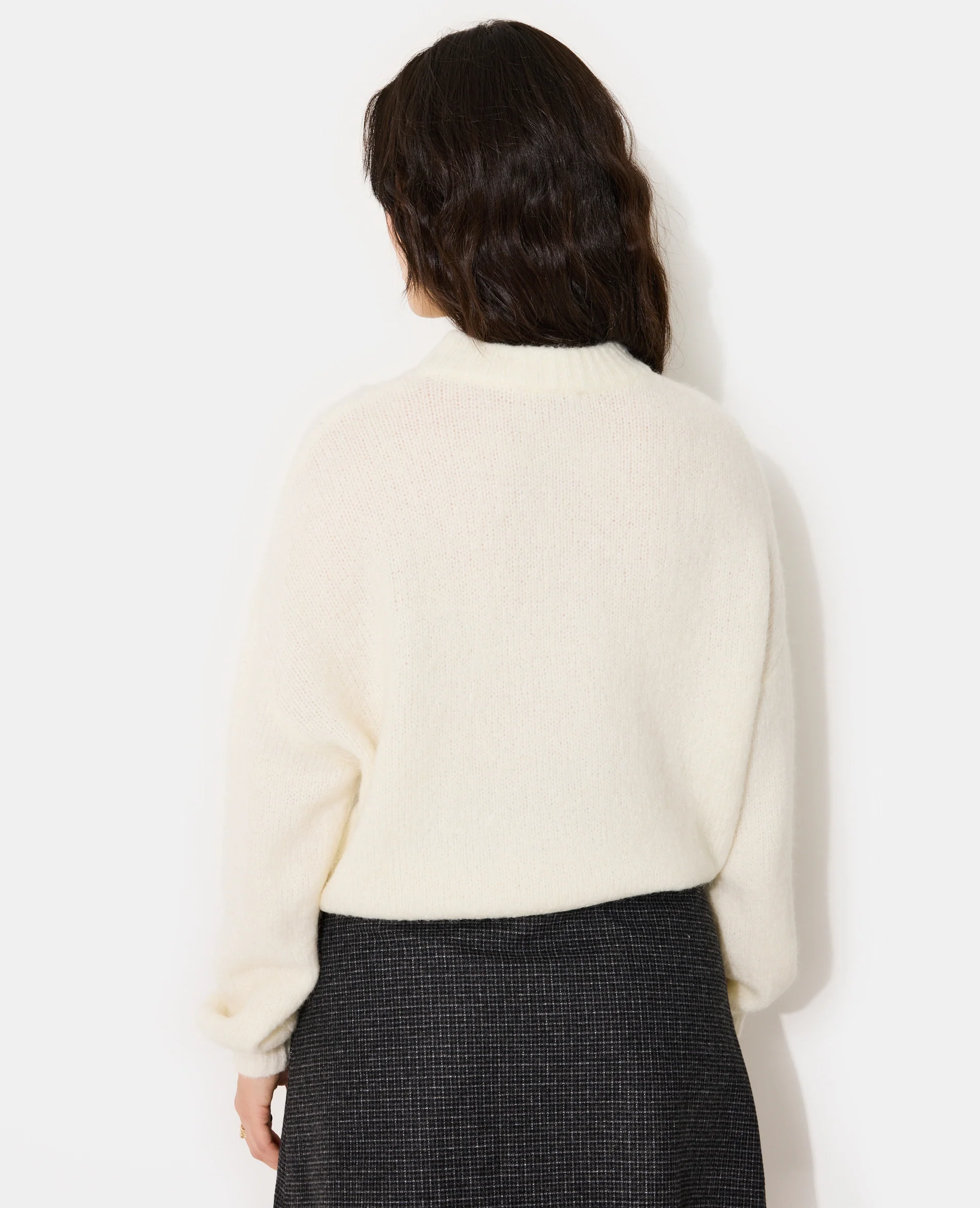 Pull contenant mohair et laine avec cœur - Image 6