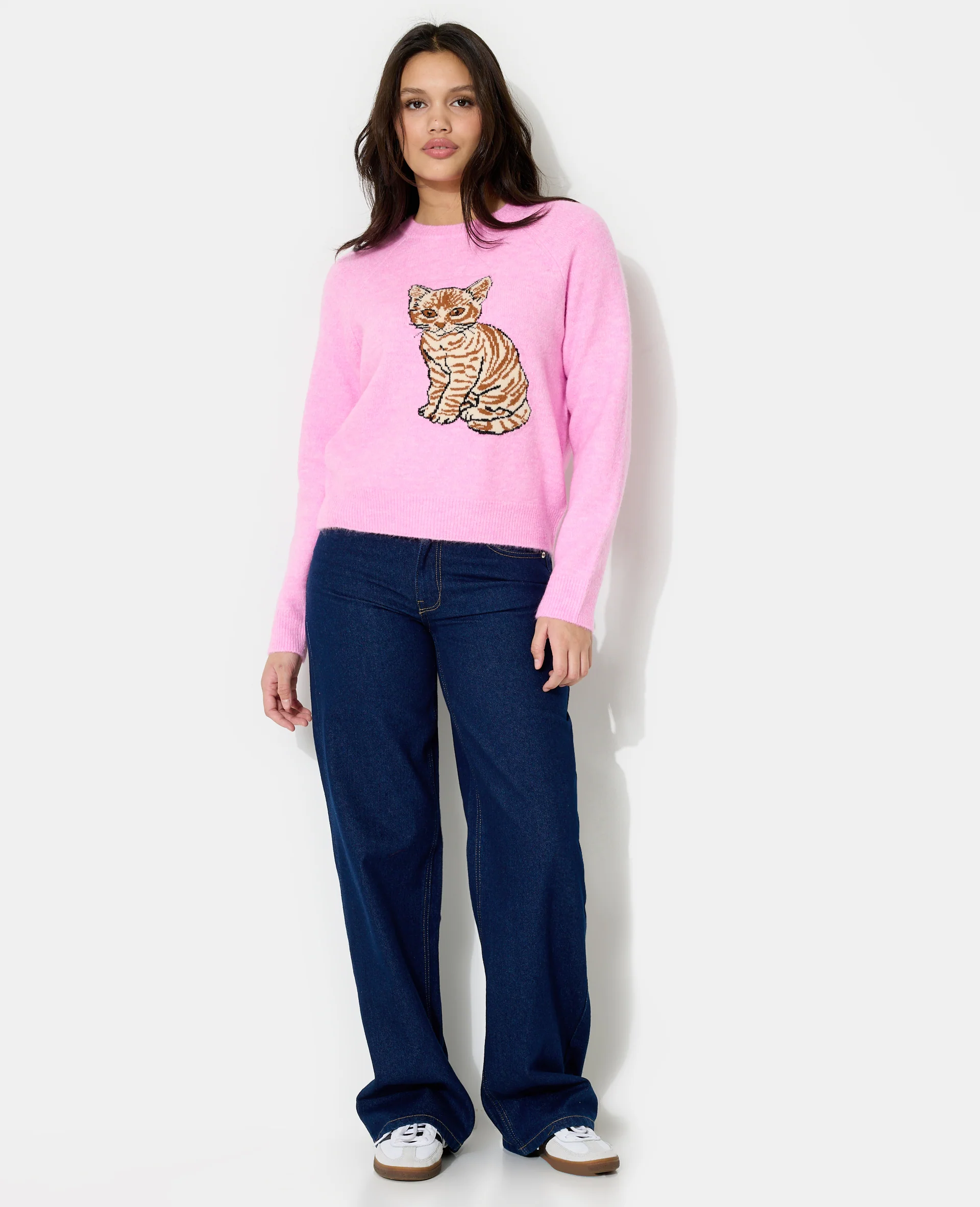 Pull en maille avec chaton - Image 3