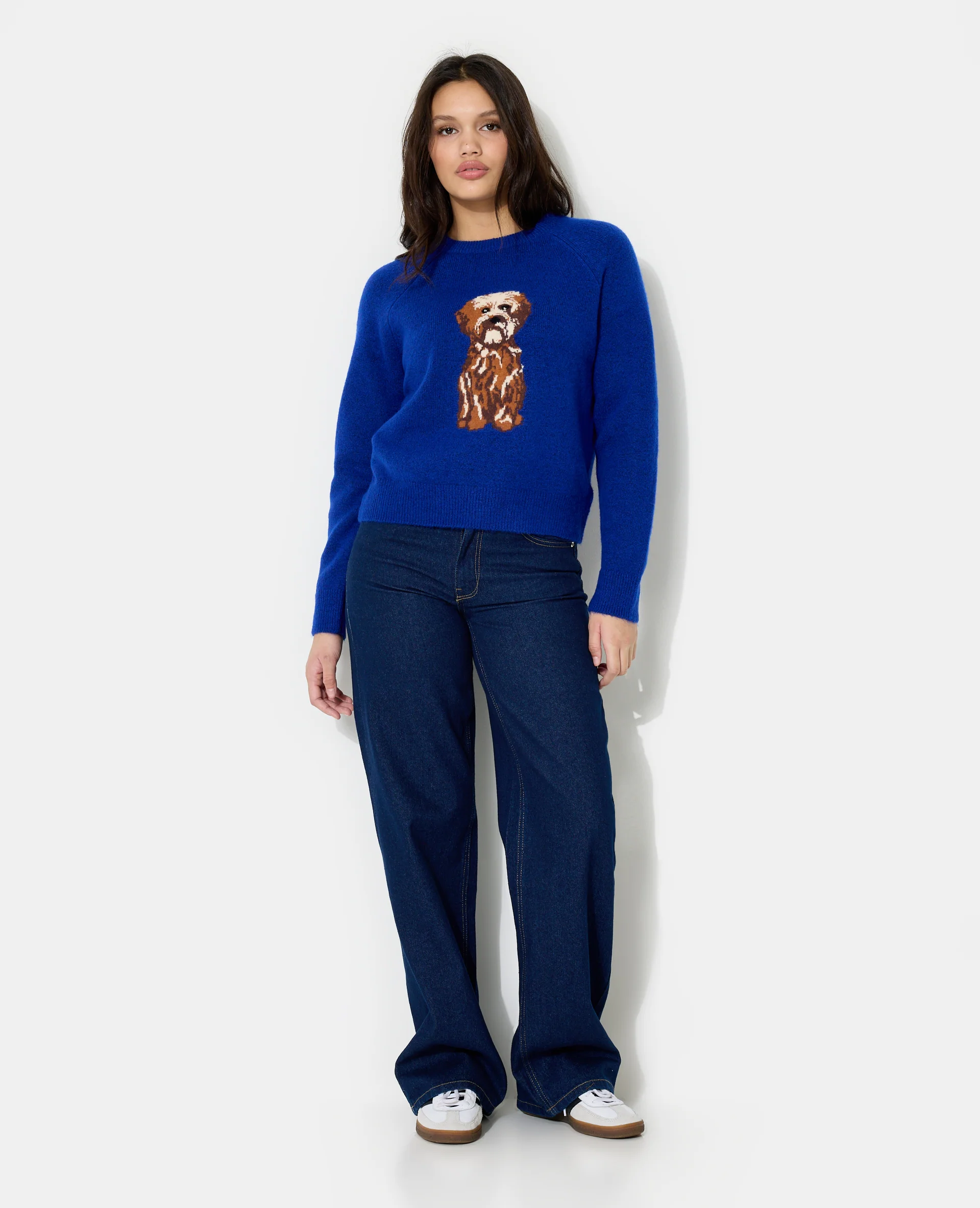 Pull en maille avec chien - Image 3