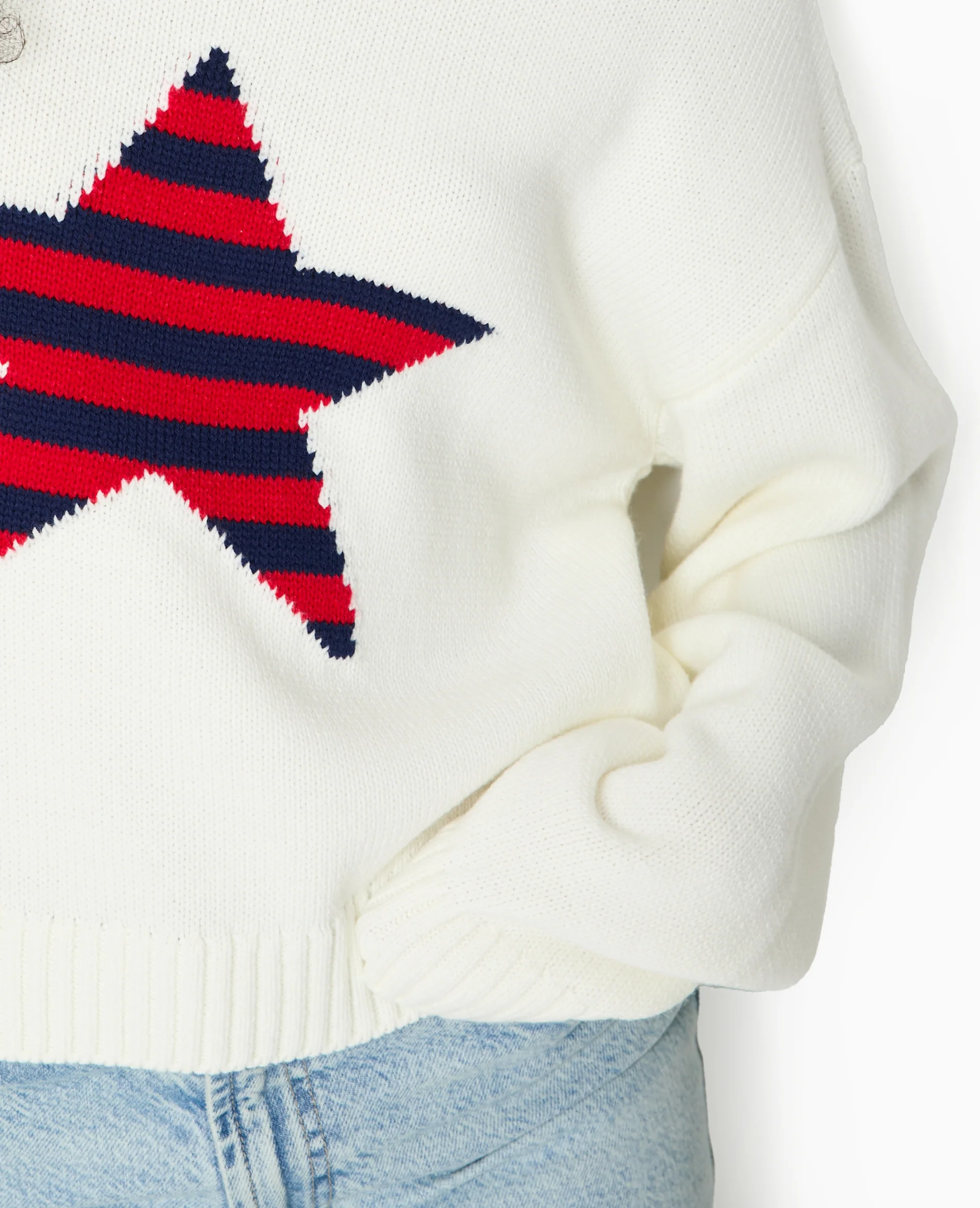 Pull en maille avec étoile - Image 3