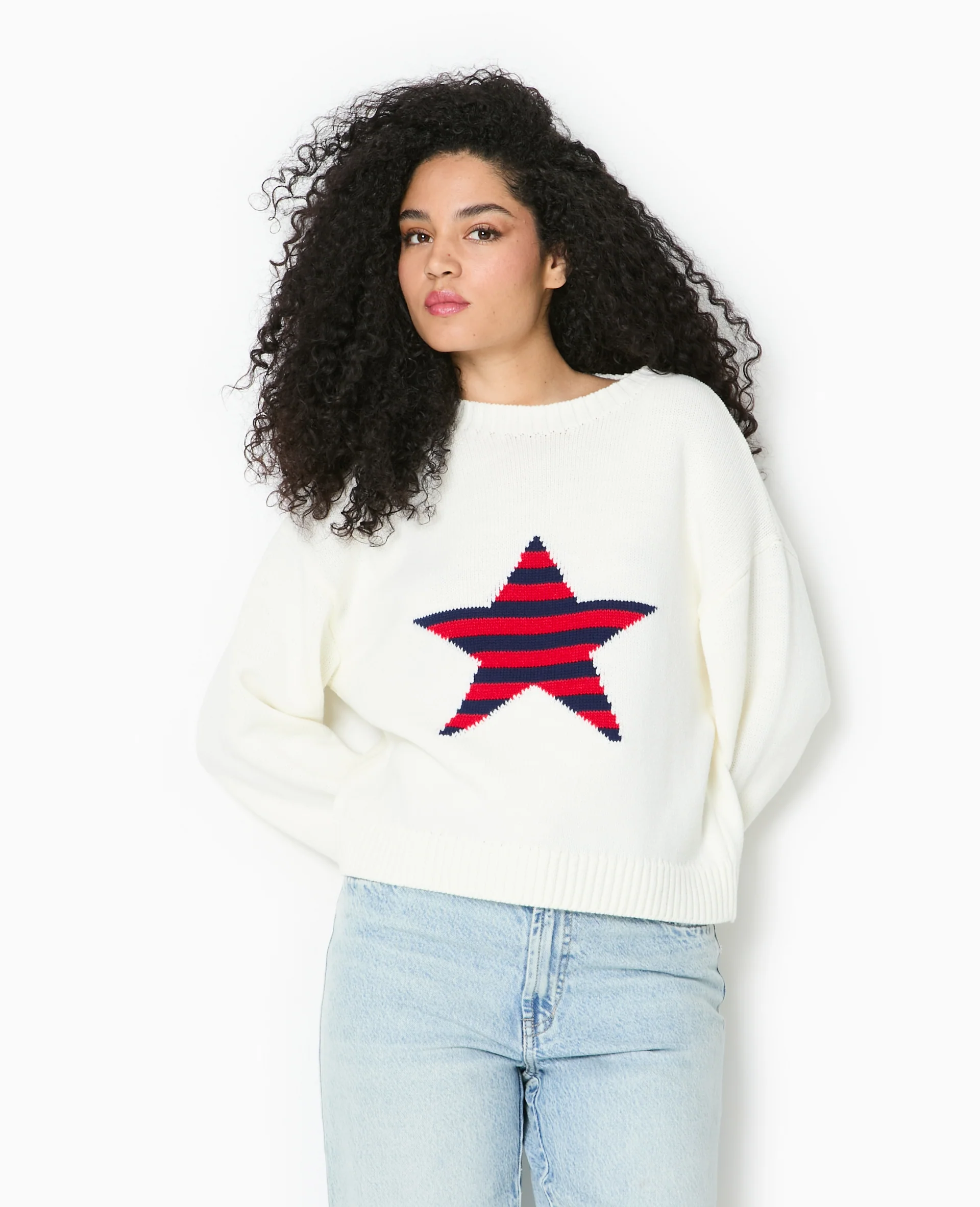 Pull en maille avec étoile - Image 5