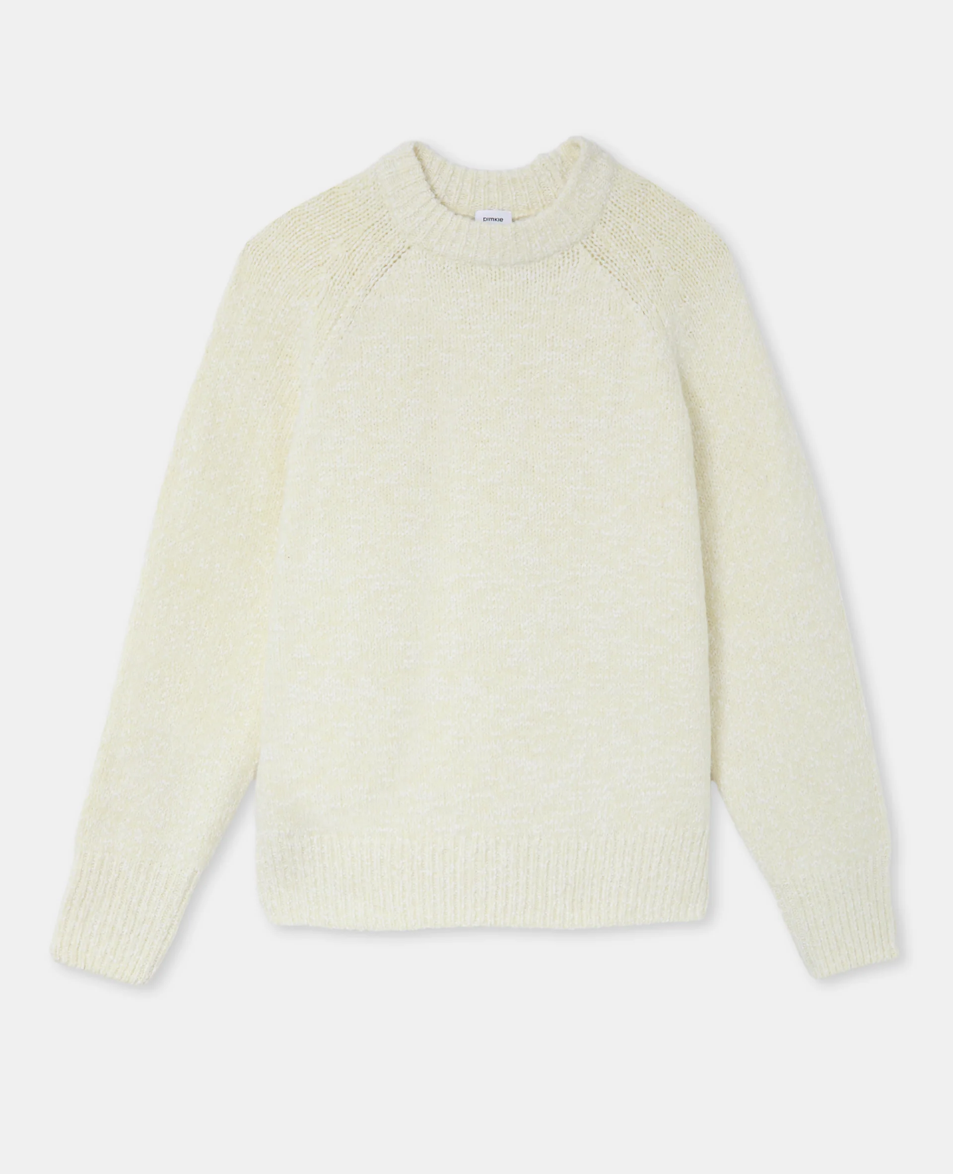 Pull en maille moulinée