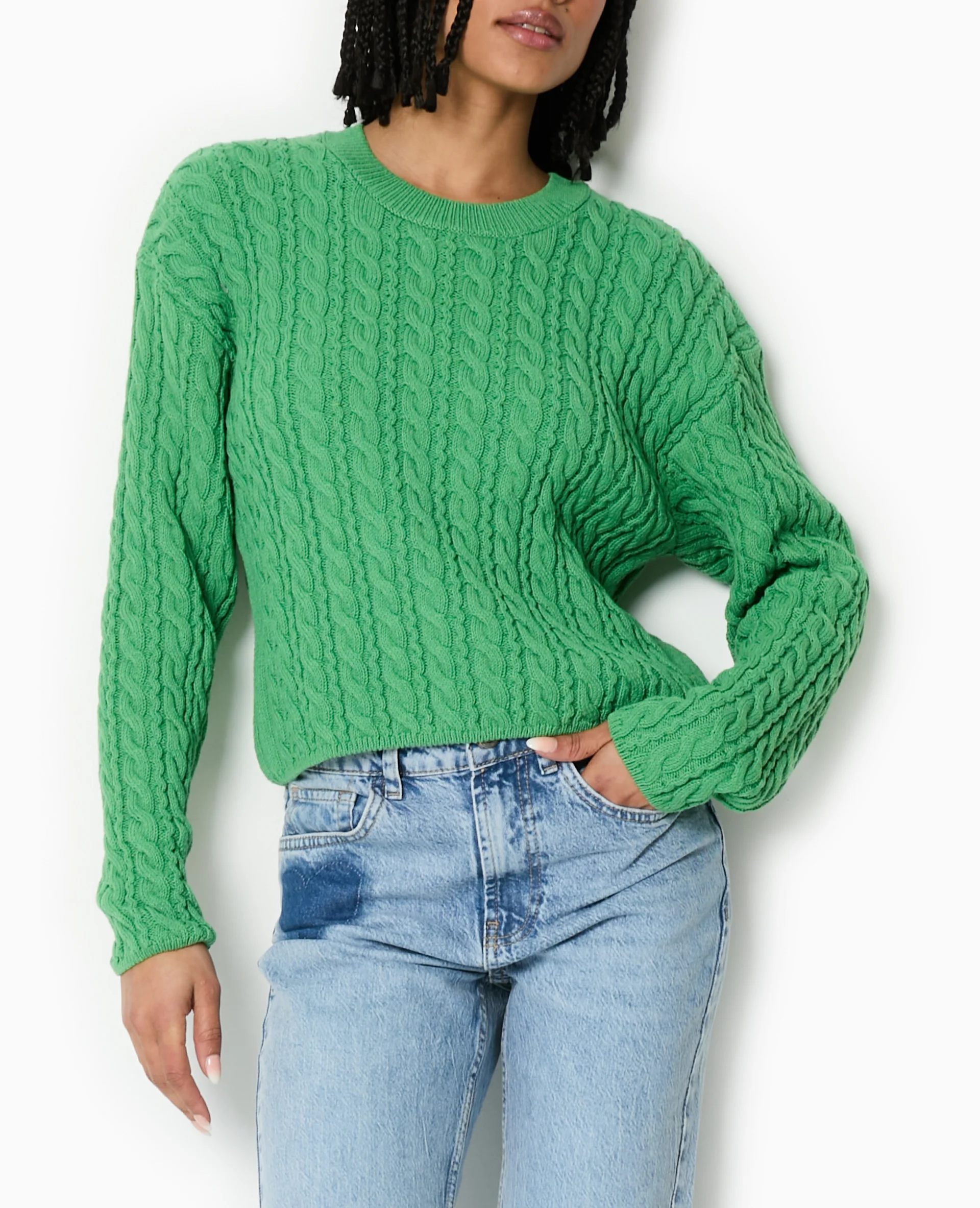 Pull en maille torsadée - Image 5
