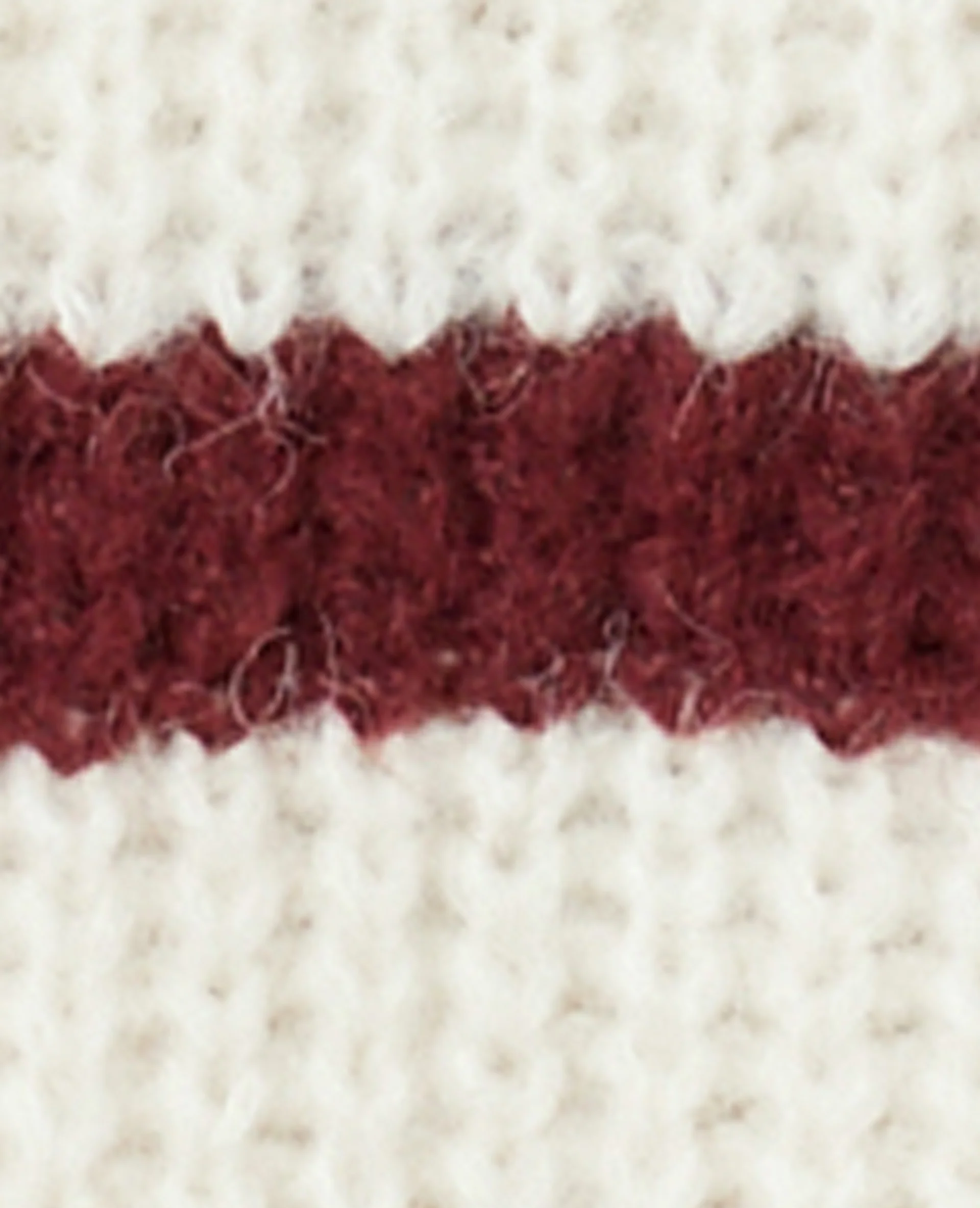 Pull grosse maille avec rayures - Image 8