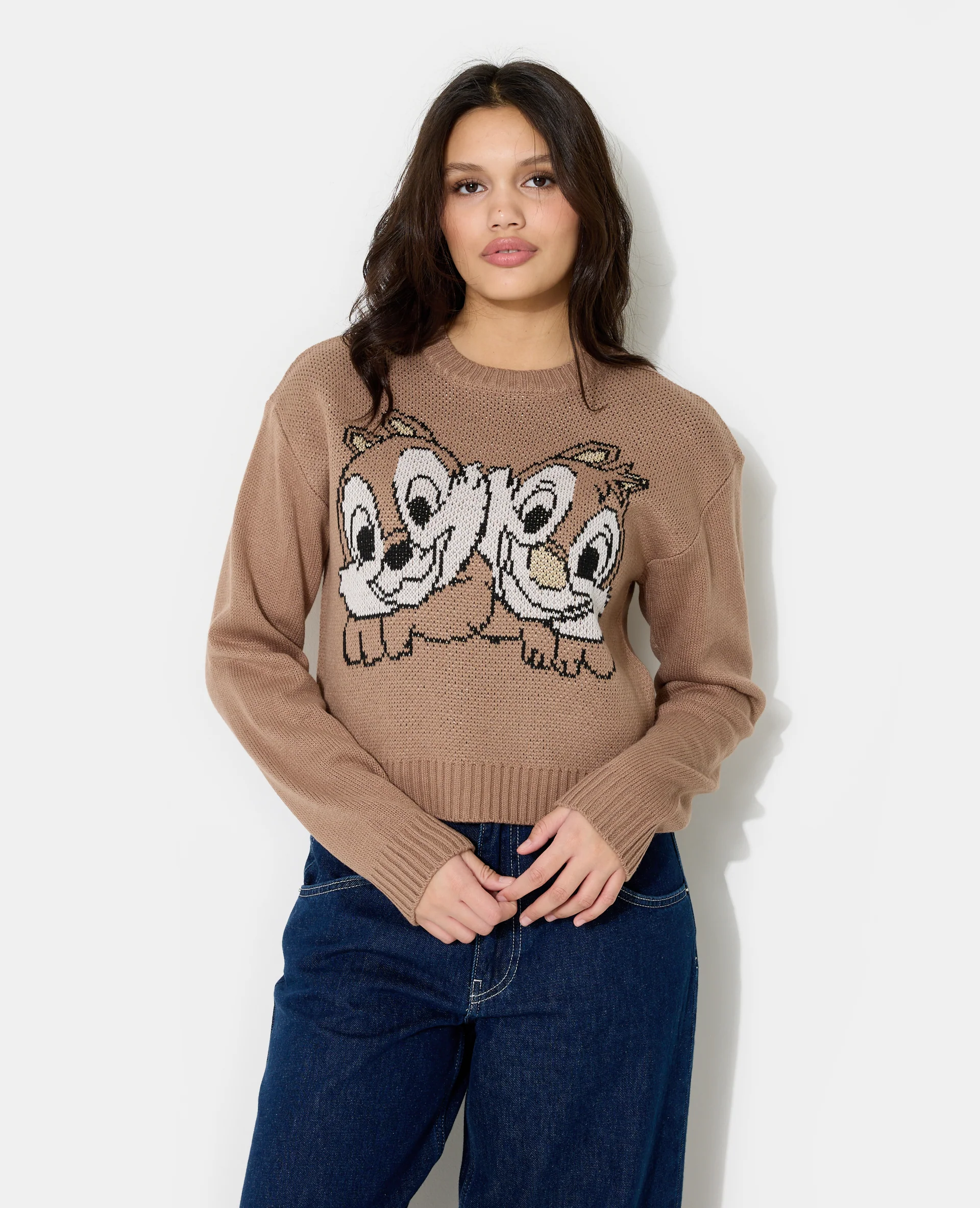 Pull jacquard TIC et TAC