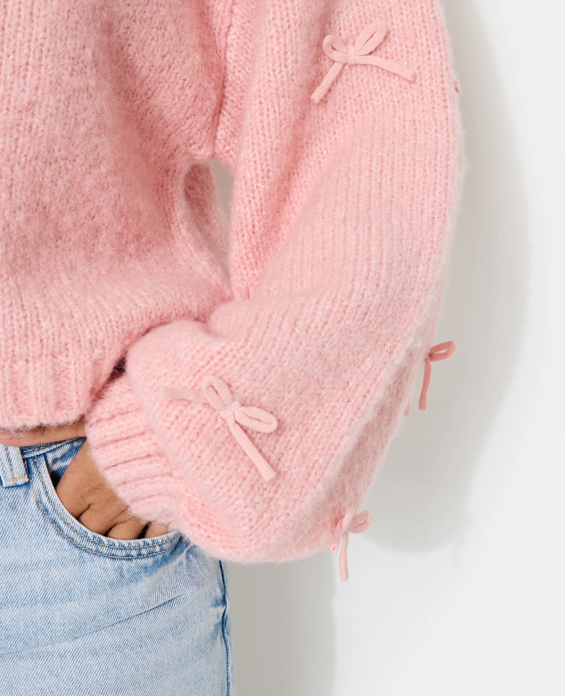 Pull manches amples avec nœuds - Image 7