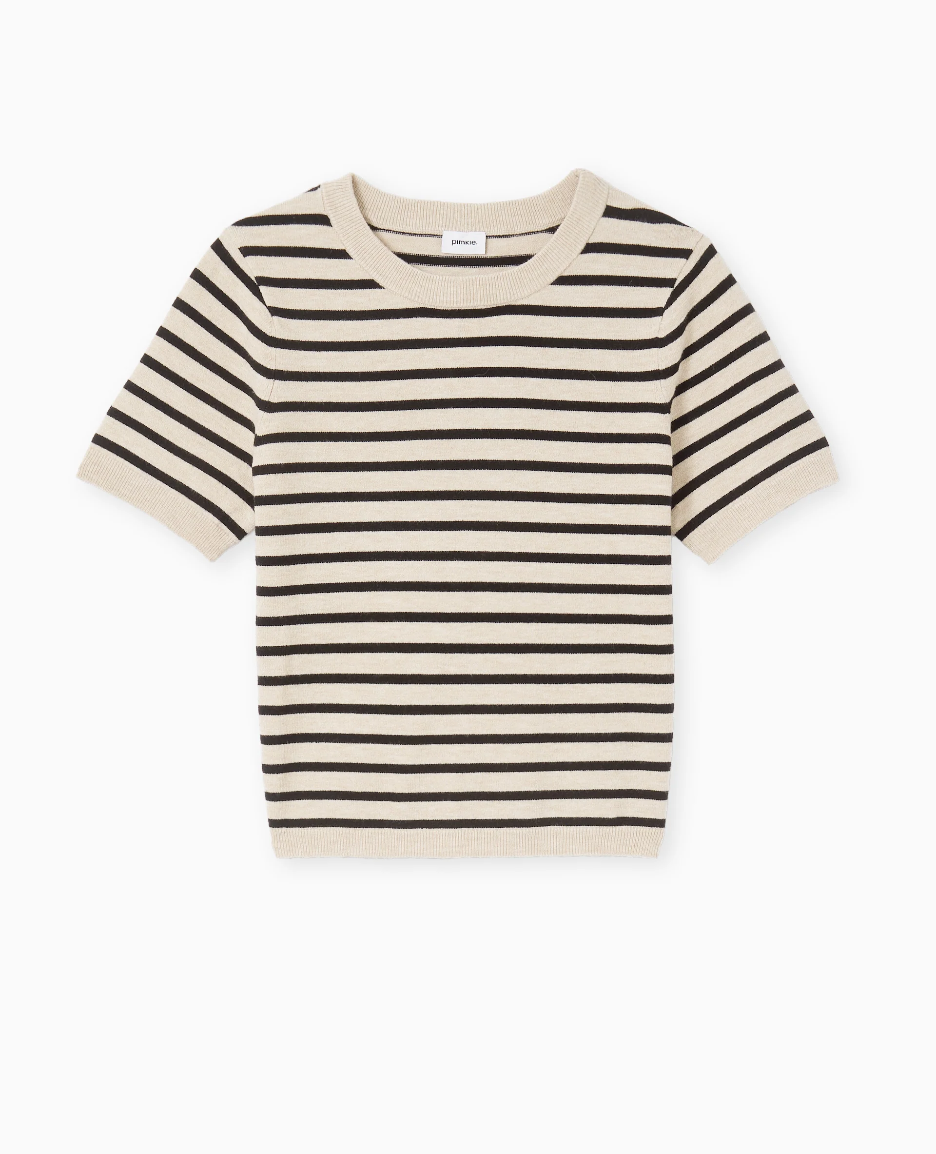 Pull manches courtes en maille fine - Image 4