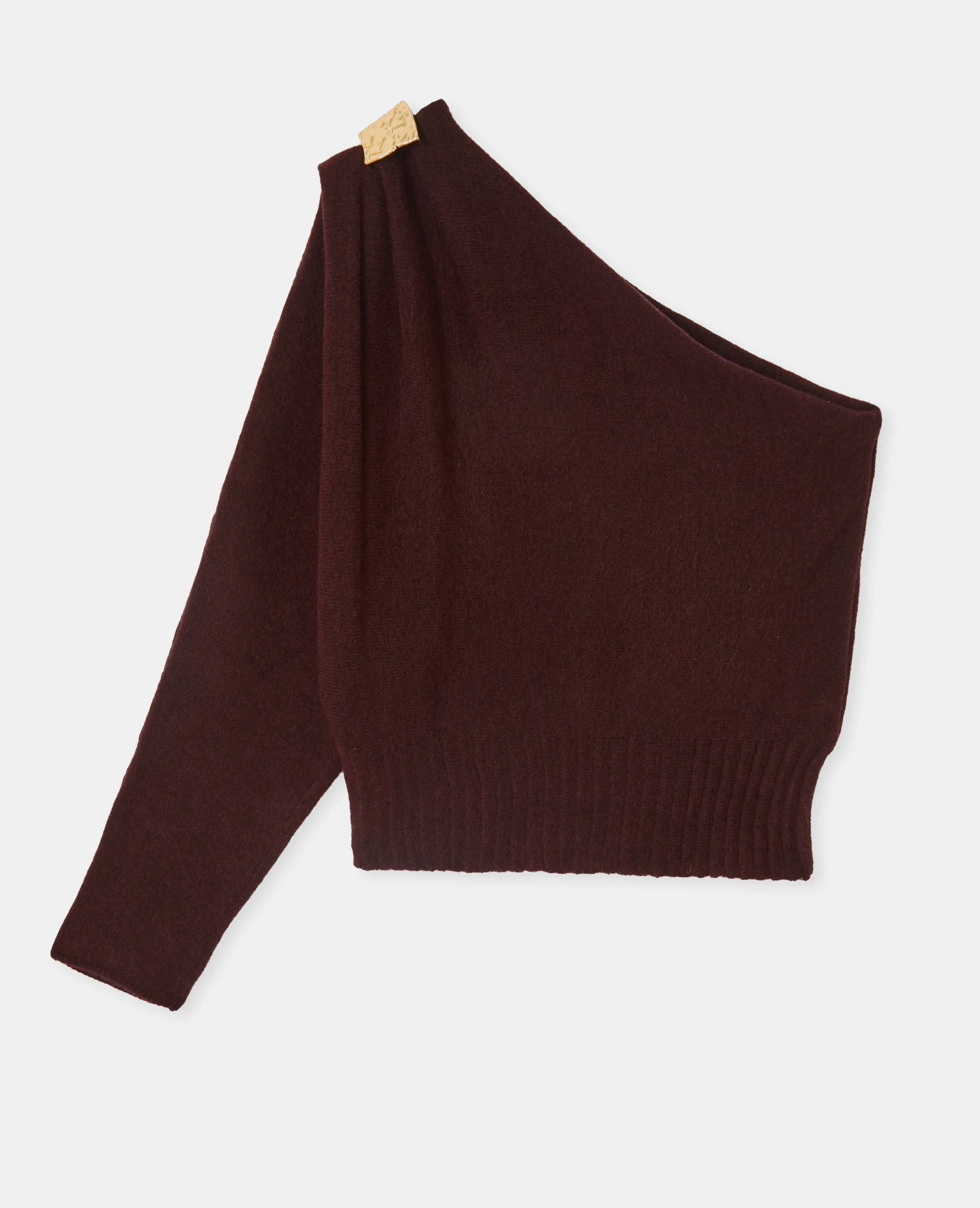 Pull one shoulder avec détail bijou - Image 4