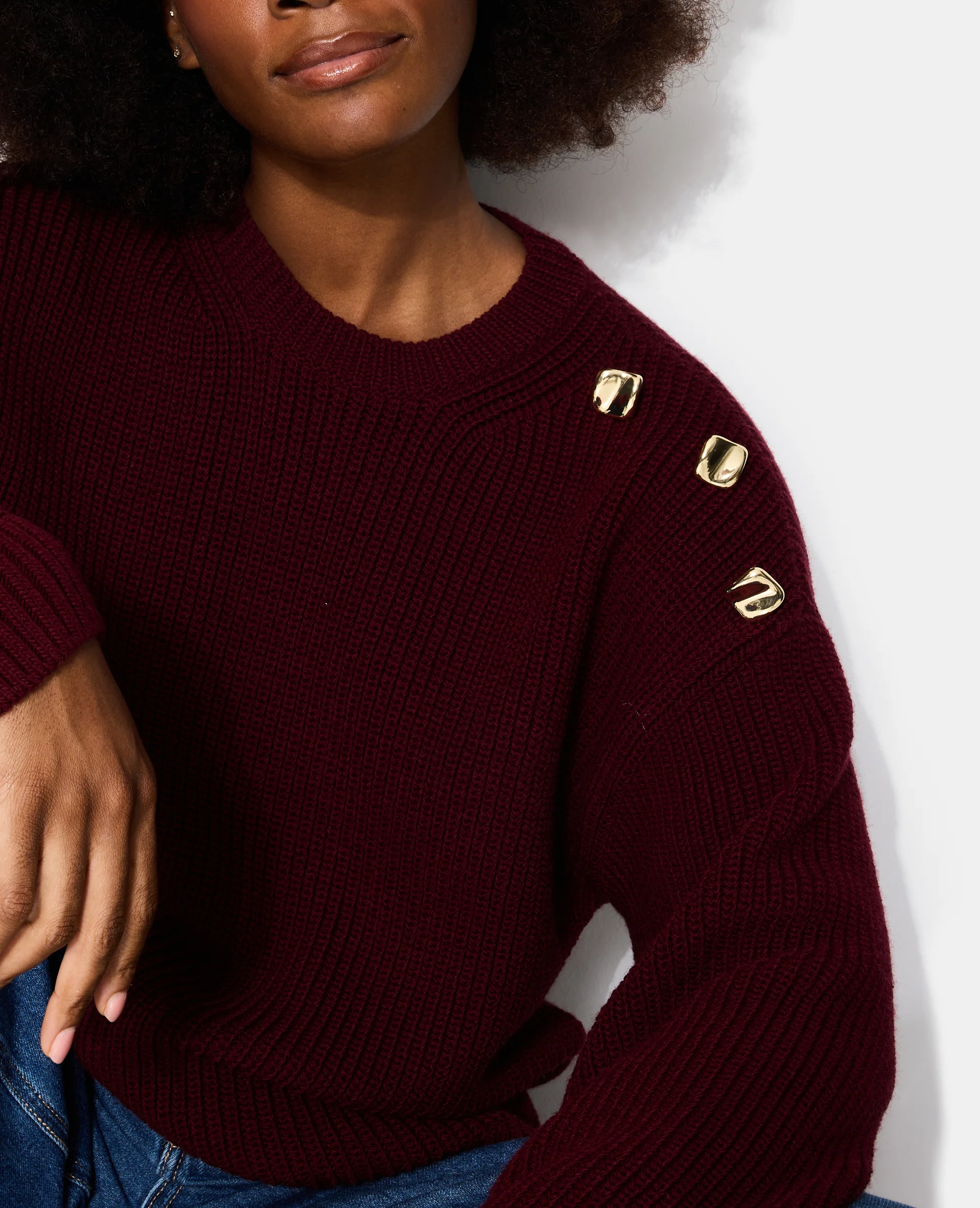 Pull oversize avec écharpe amovible - Image 7