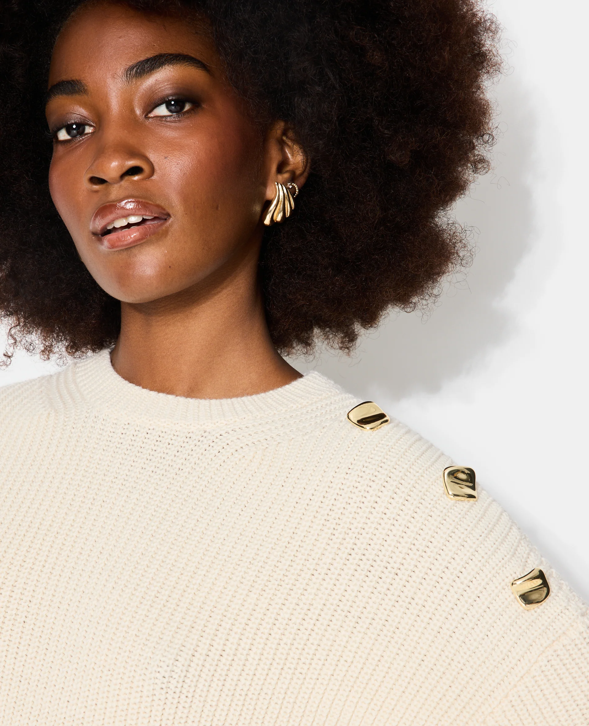 Pull oversize avec écharpe amovible - Image 8