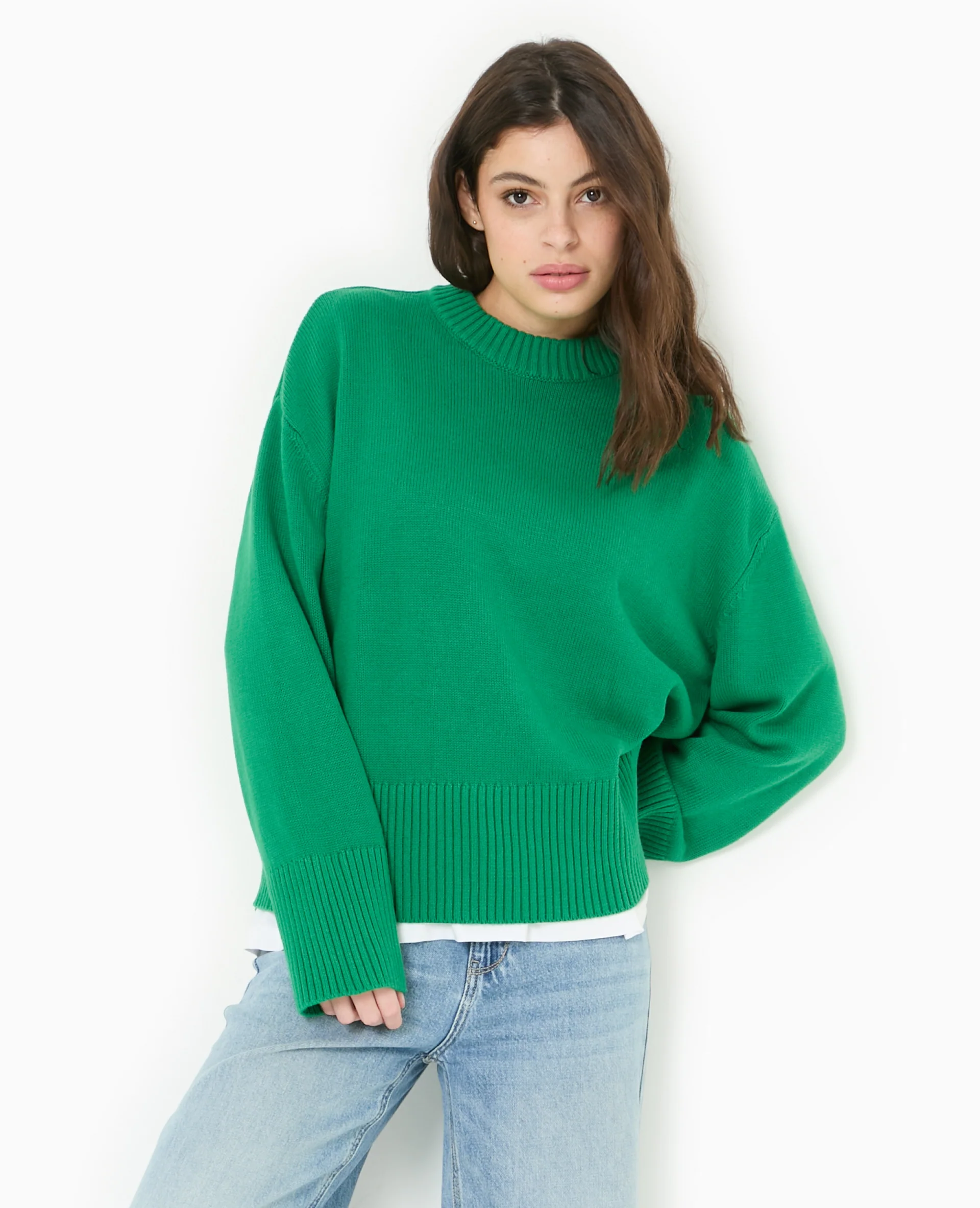 Pull oversize avec grands bord-côtes - Image 5