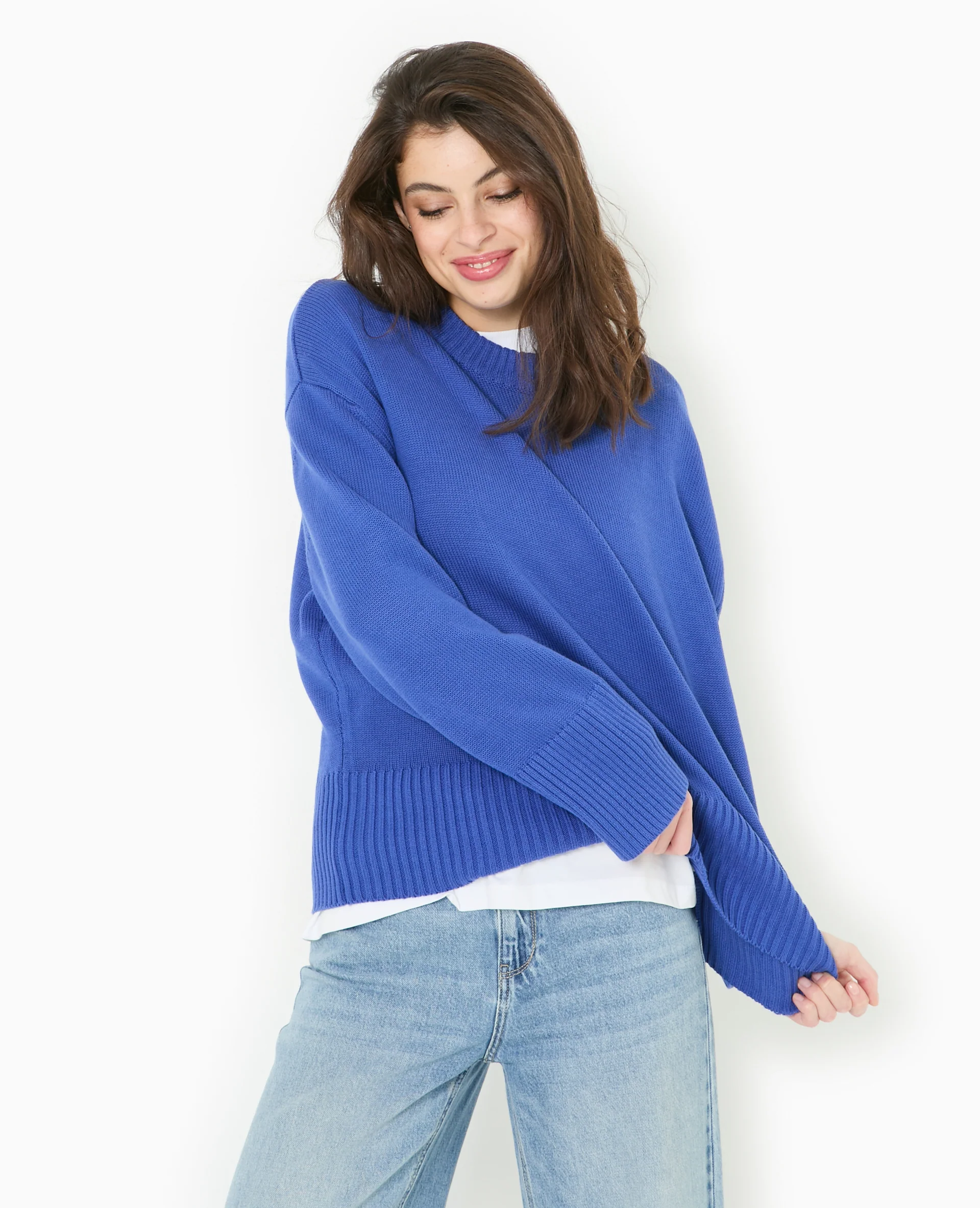 Pull oversize avec grands bord-cĂ´tes - Image 5
