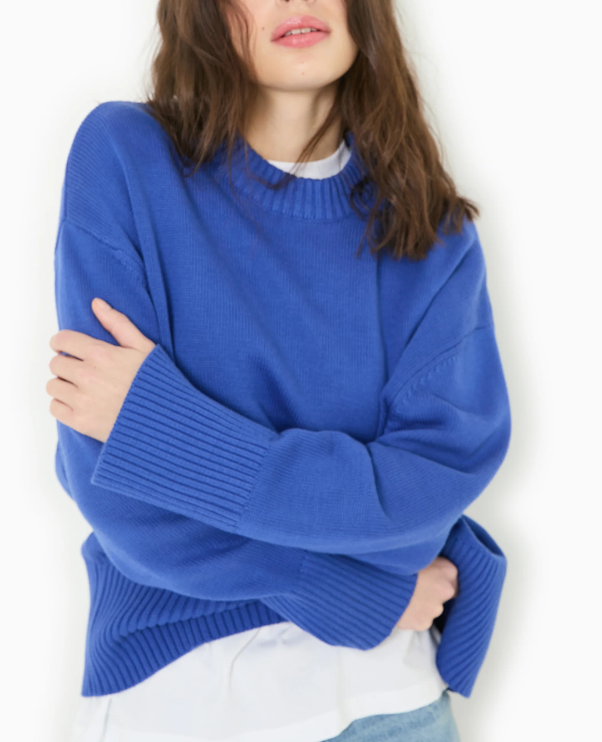 Pull oversize avec grands bord-cĂ´tes - Image 8