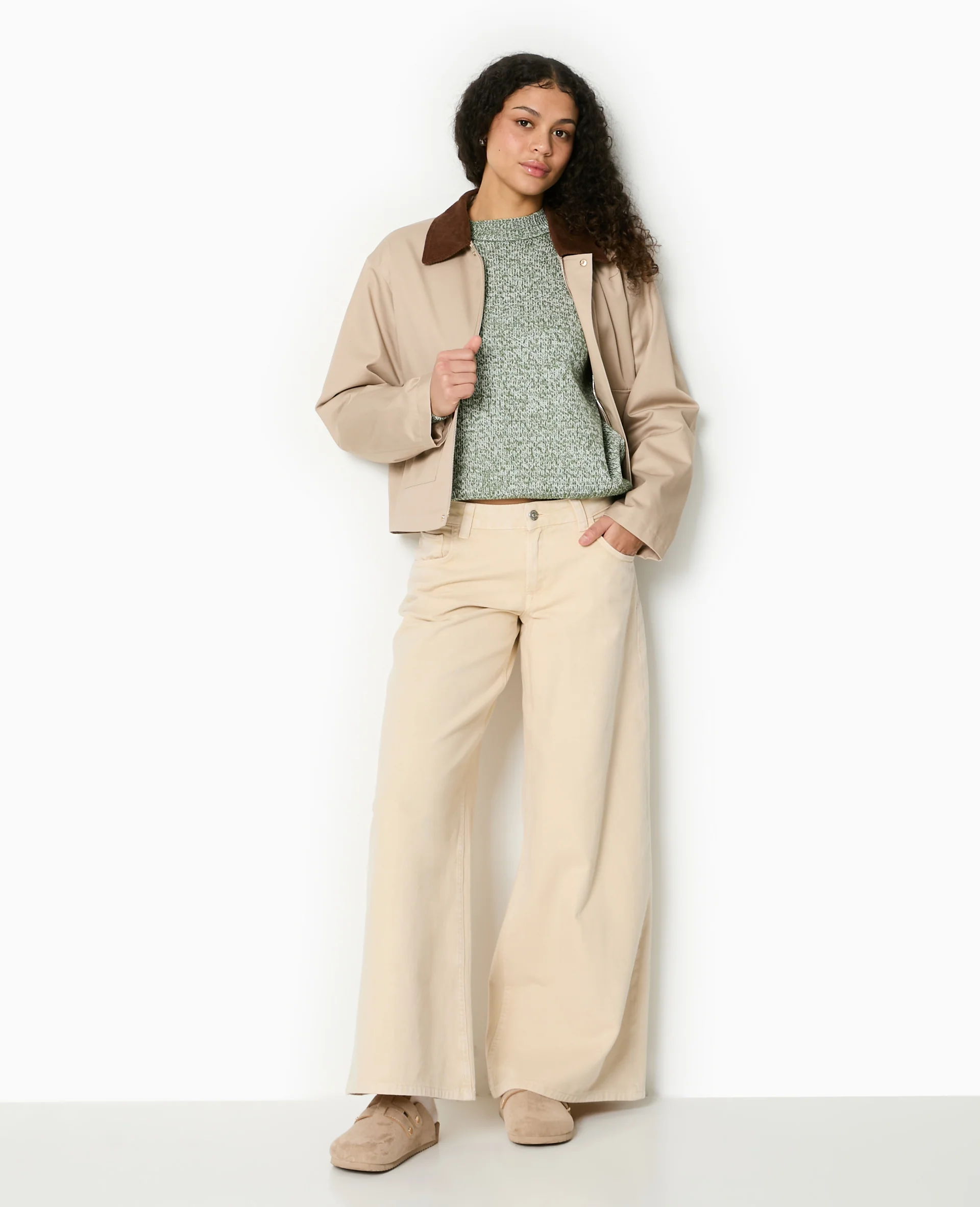 Pull oversize en maille moulinée - Image 2