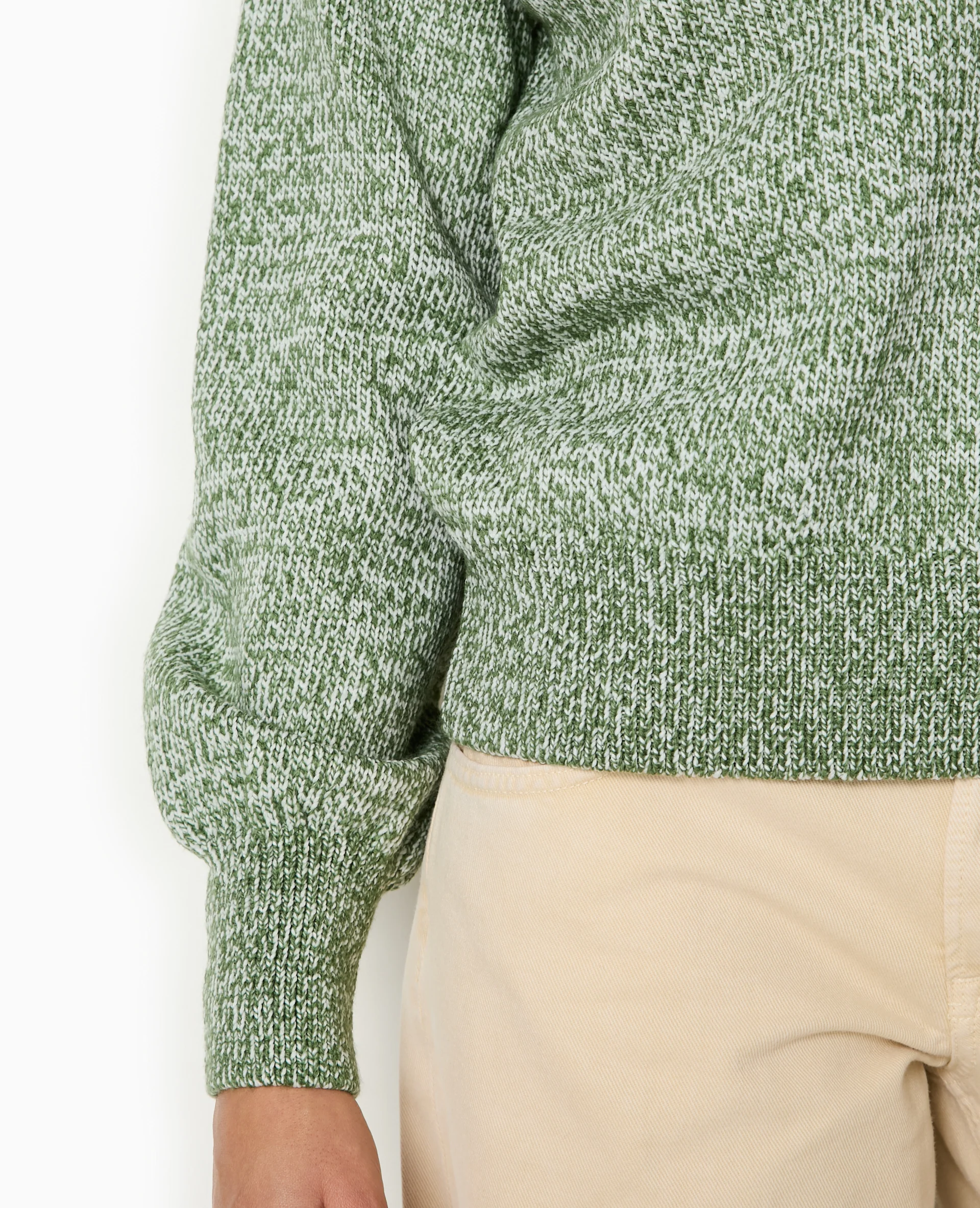Pull oversize en maille moulinée - Image 3