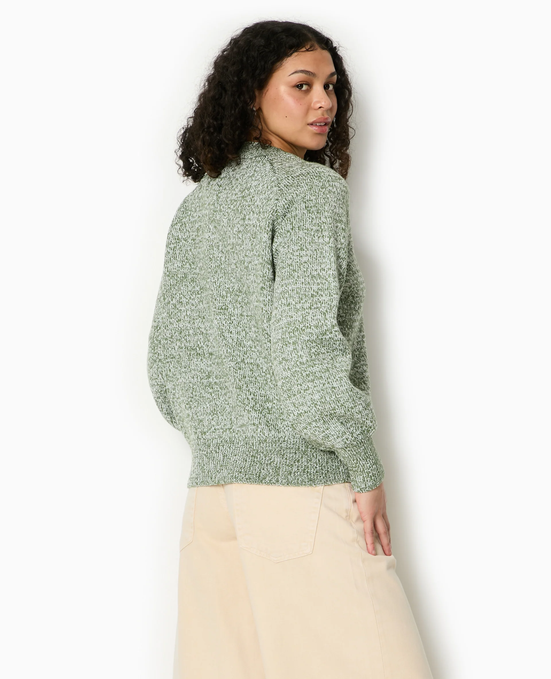 Pull oversize en maille moulinée - Image 6