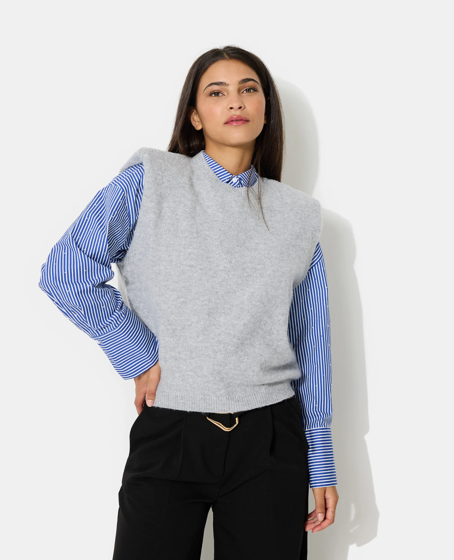 Pull sans manches avec épaulettes - Image 7