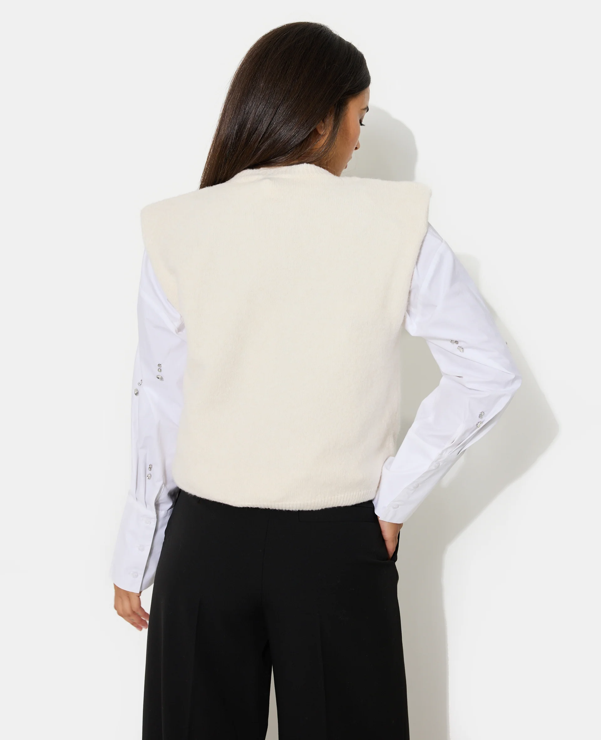 Pull sans manches avec épaulettes - Image 6