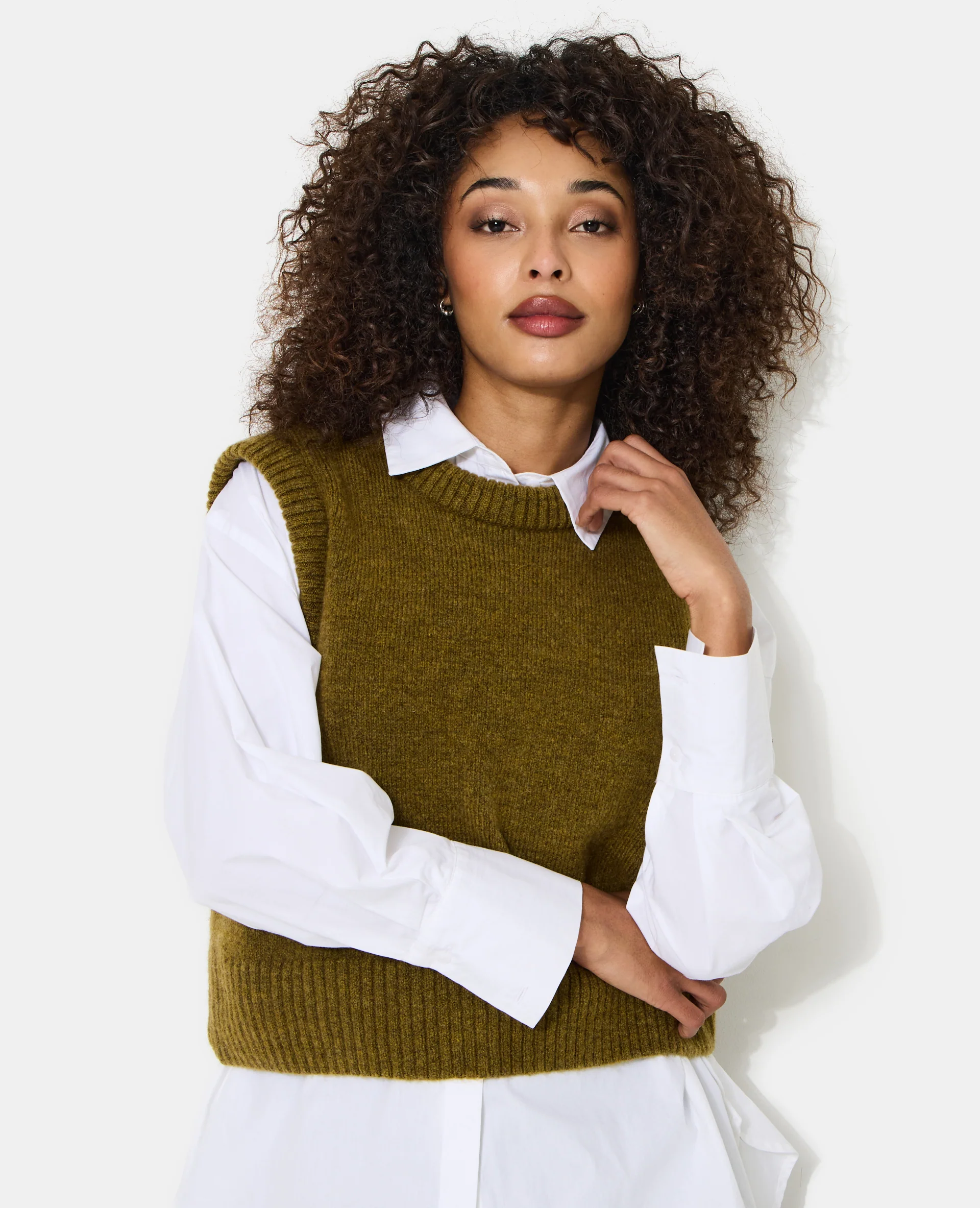 Pull sans manches avec laine - Image 5