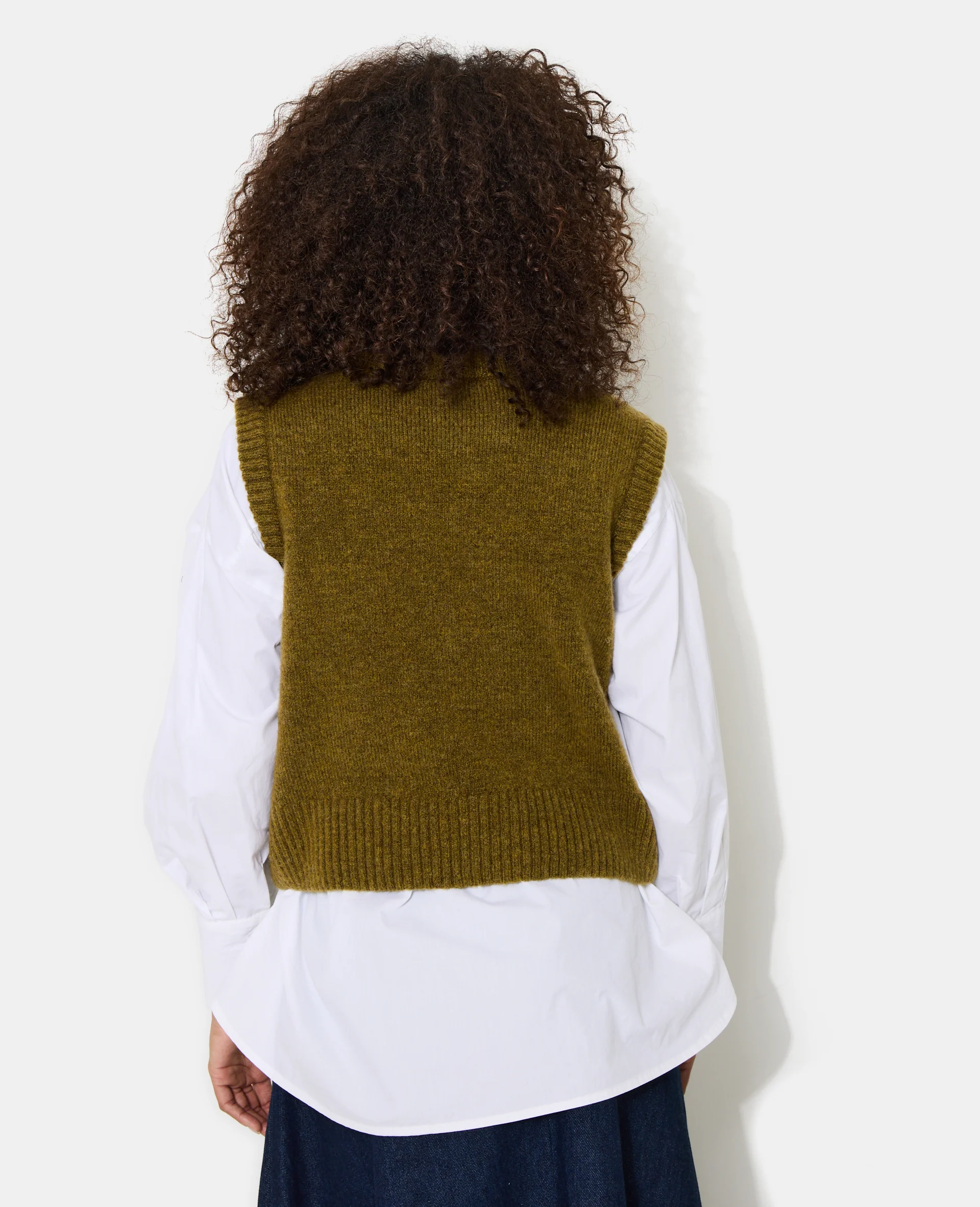 Pull sans manches avec laine - Image 6