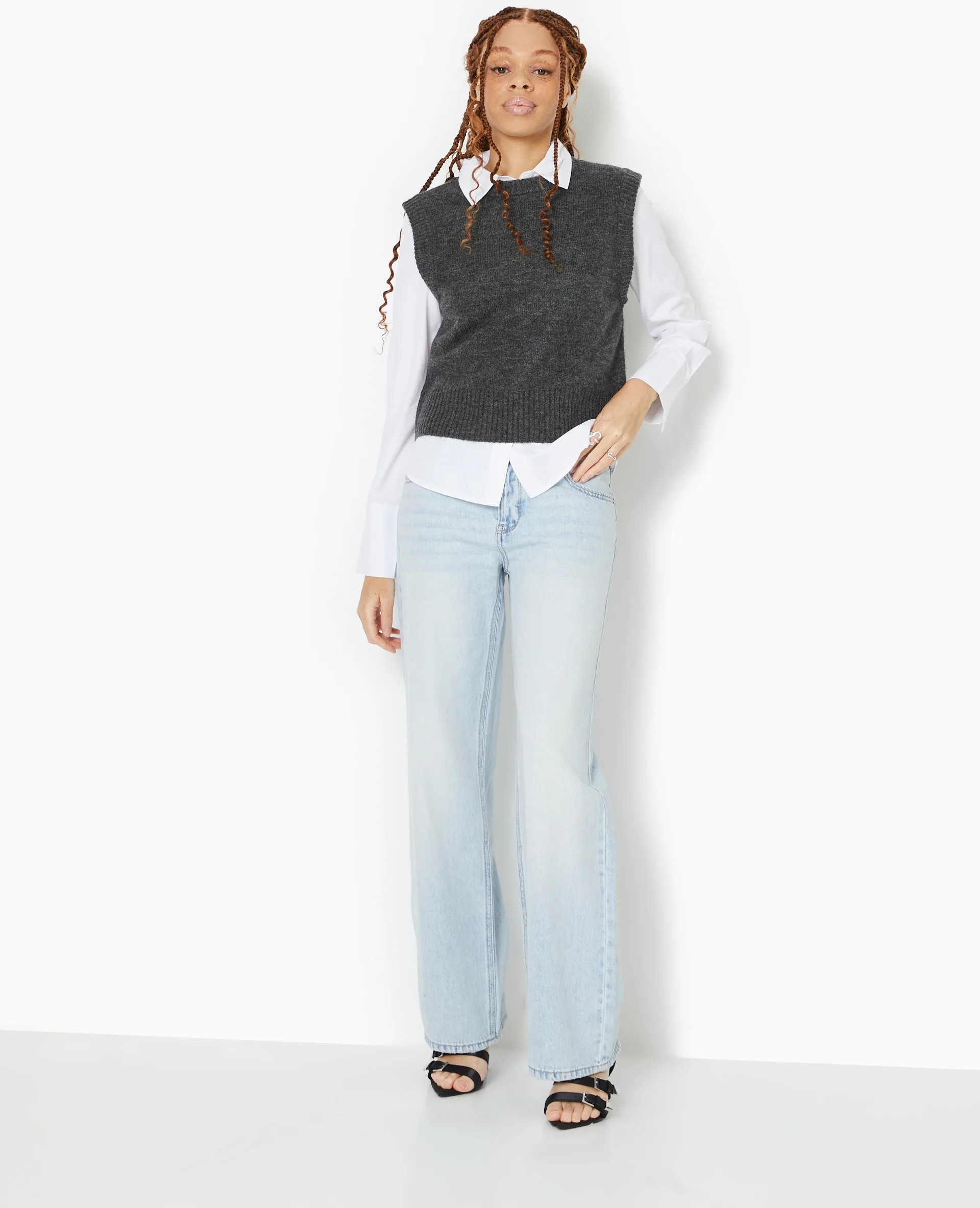 Pull sans manches avec laine - Image 2