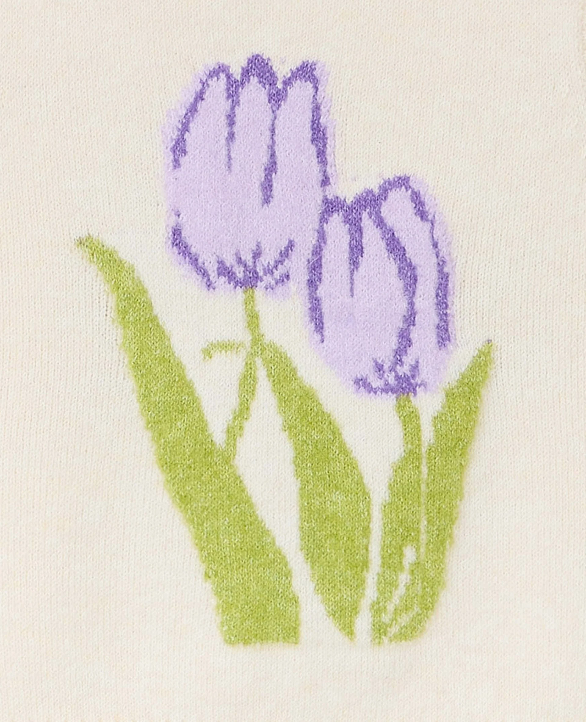 Pull sans manches avec tulipes - Image 8