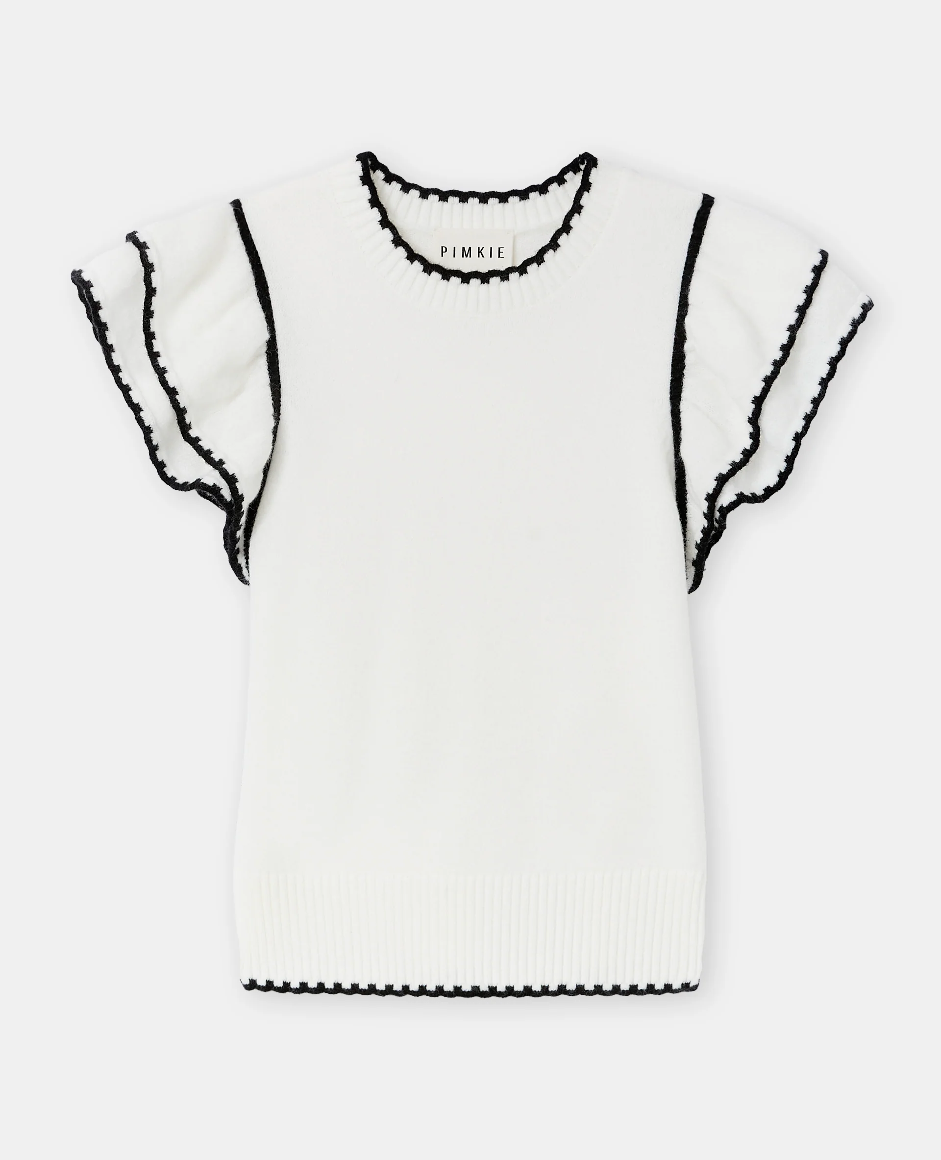 Pull sans manches avec volants - Image 4