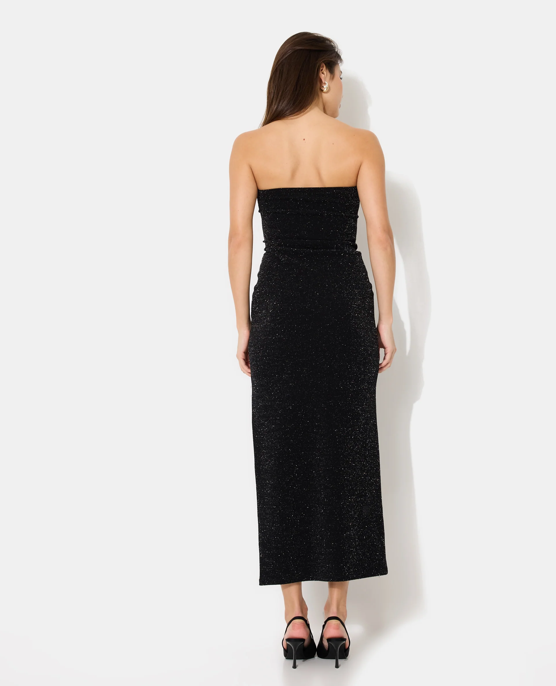 Robe bustier en maille stretch avec lurex - Image 6