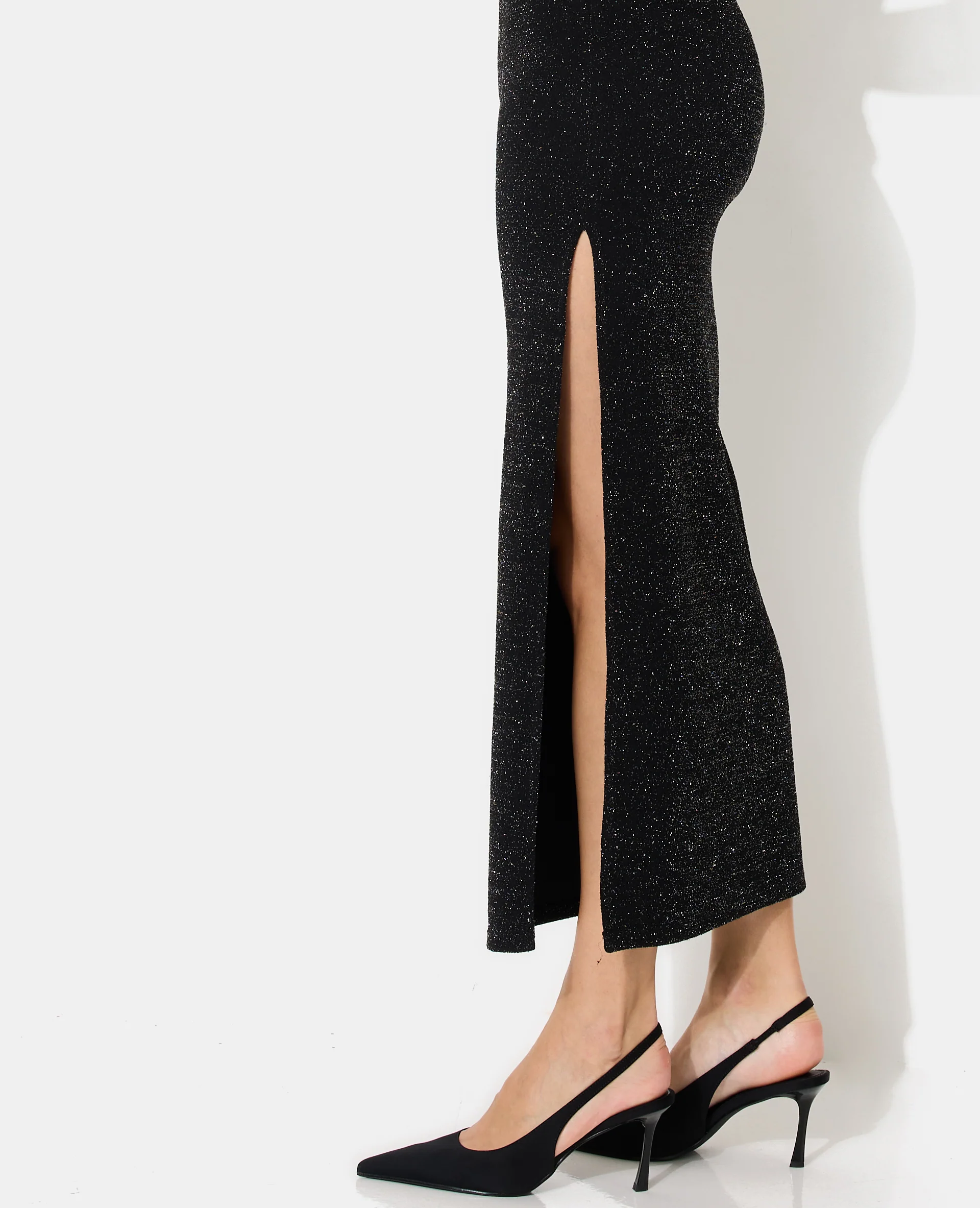 Robe bustier en maille stretch avec lurex - Image 7