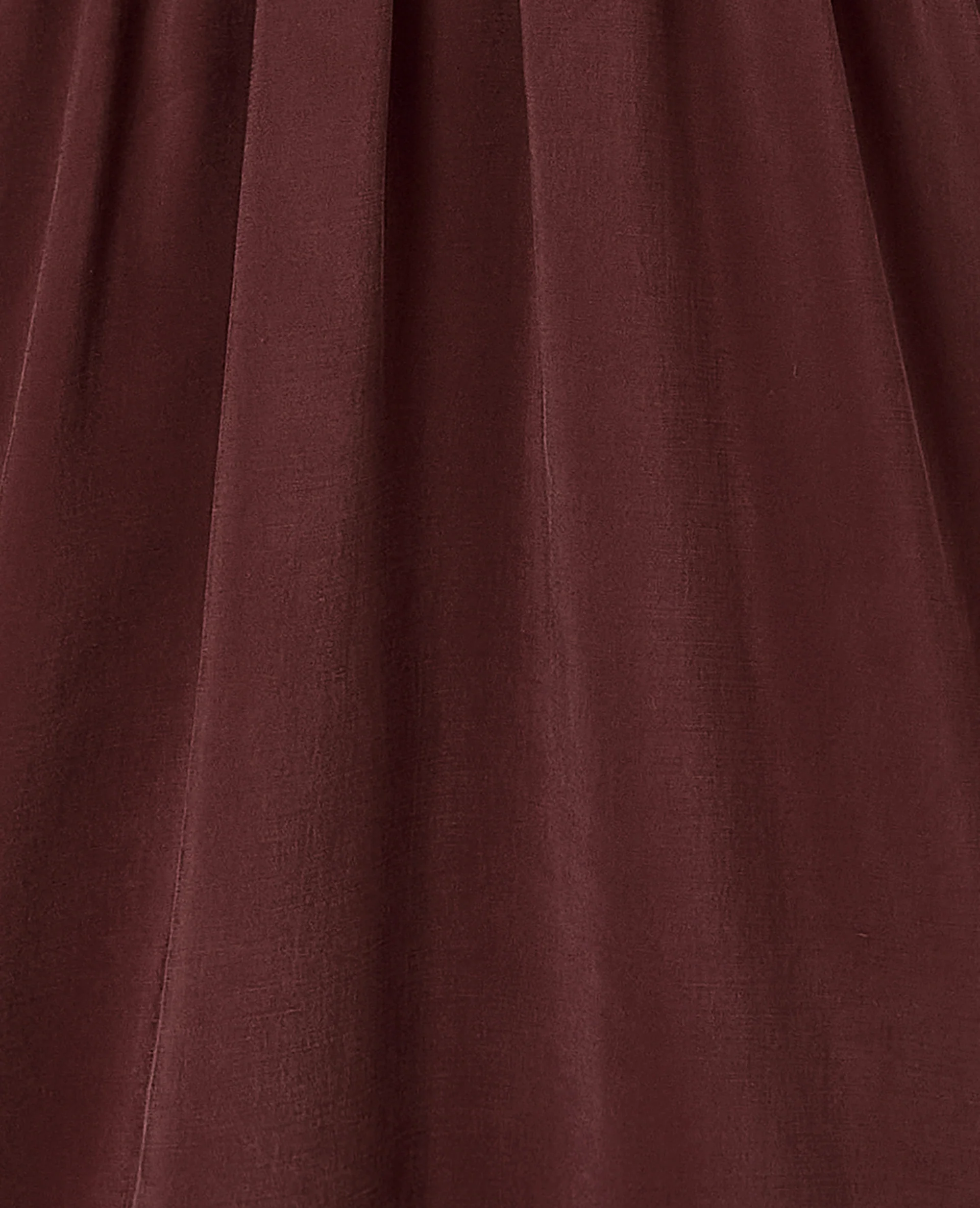 Robe courte avec taille élastiquée en tissu fluide - Image 8