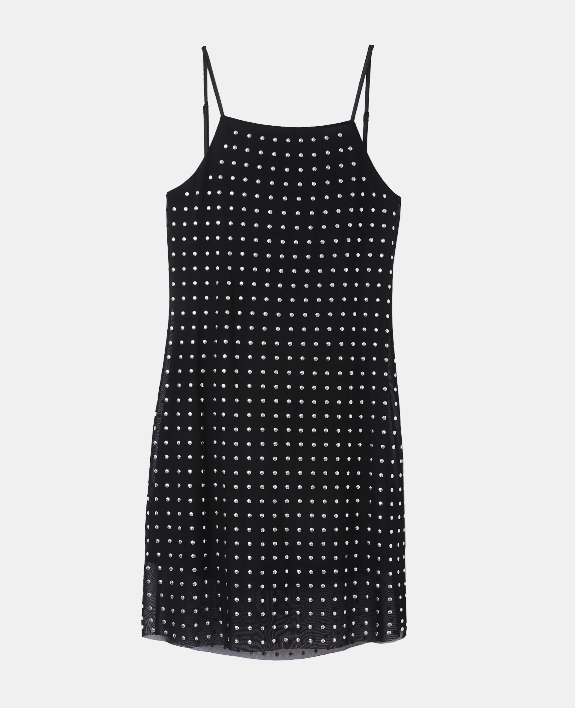 Robe courte dos-nu avec clous - Image 4
