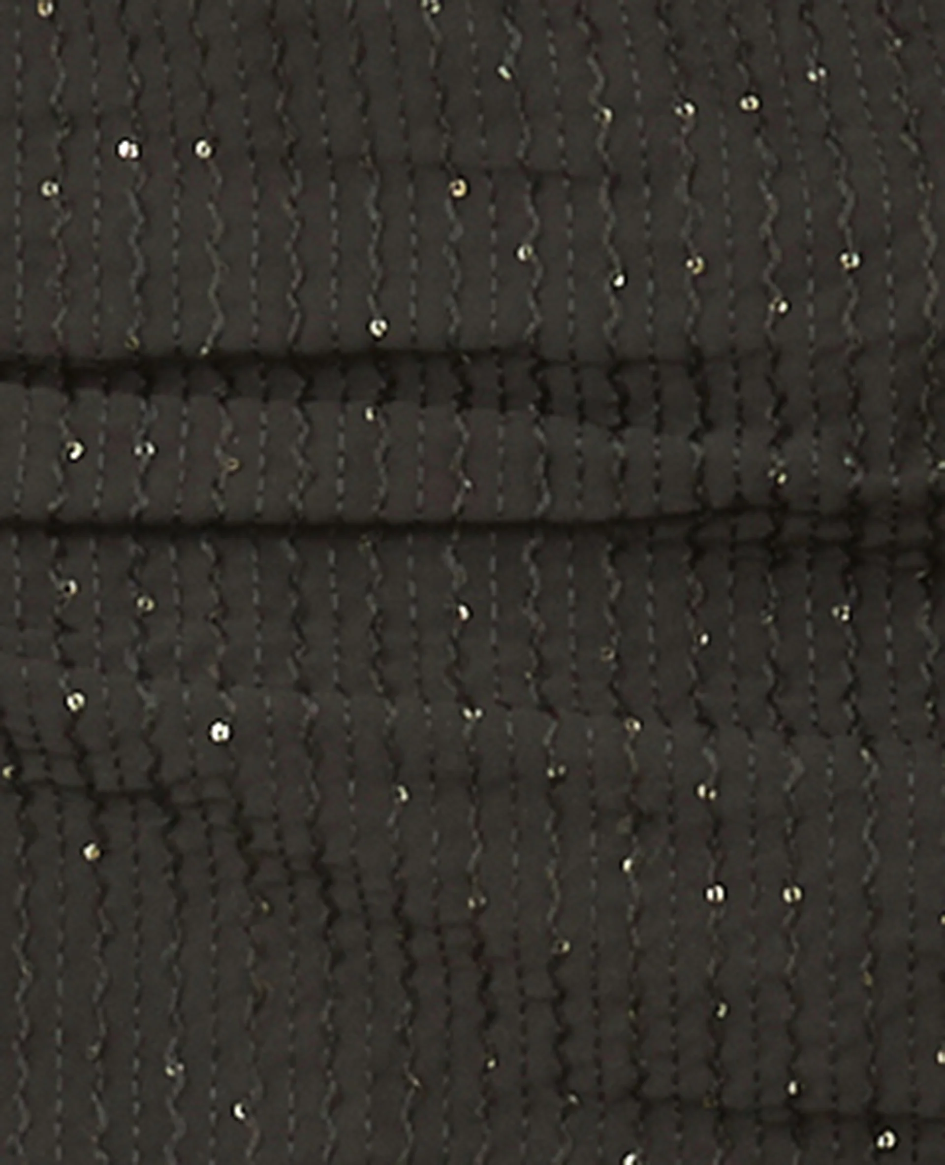 Robe courte en tissu fantaisie avec sequins - Image 9