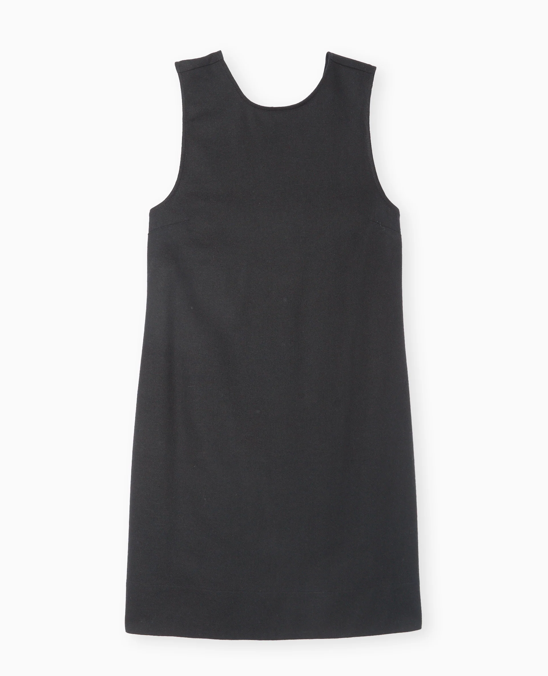 Robe courte lin avec dos dégagé et boutonné - Image 4
