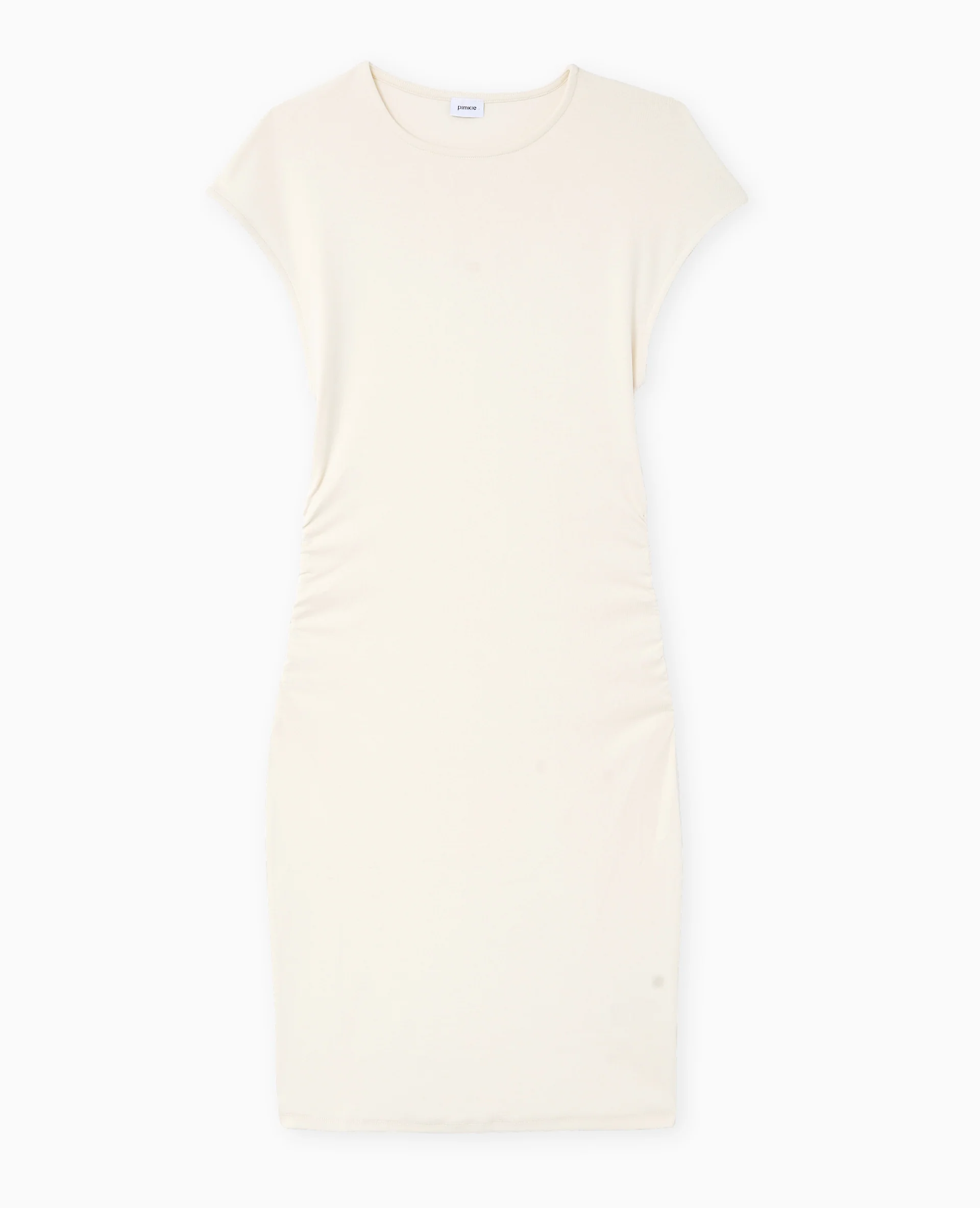 Robe courte sans manches avec fronces côtés - Image 4