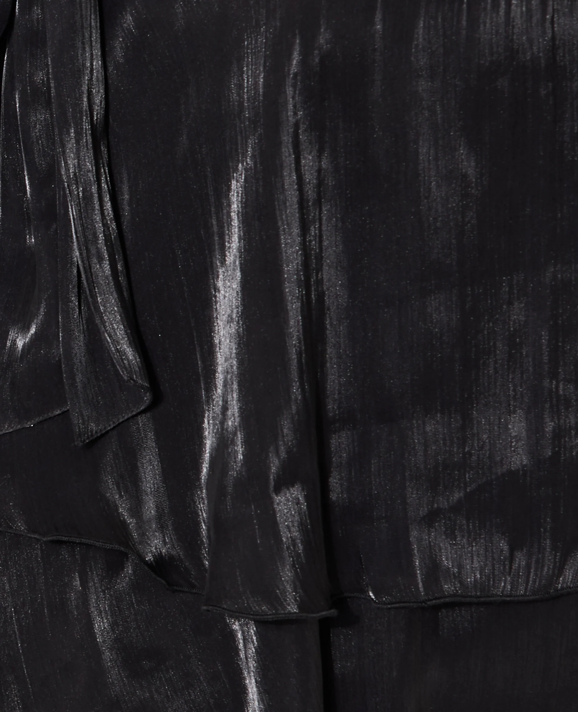 Robe en tissu brillant avec effet drapé - Image 8