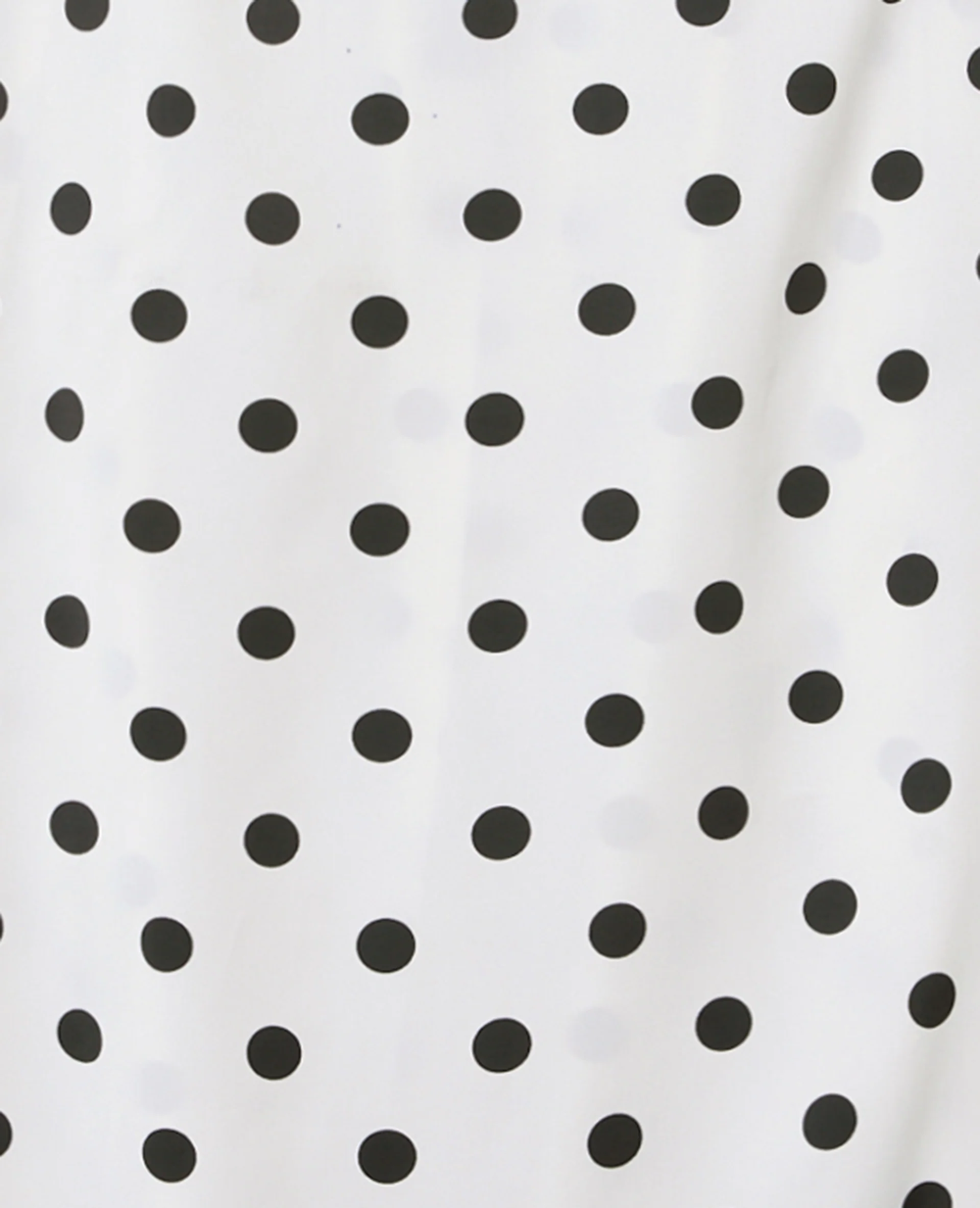 Robe longue à pois avec empiècements dentelle - Image 8