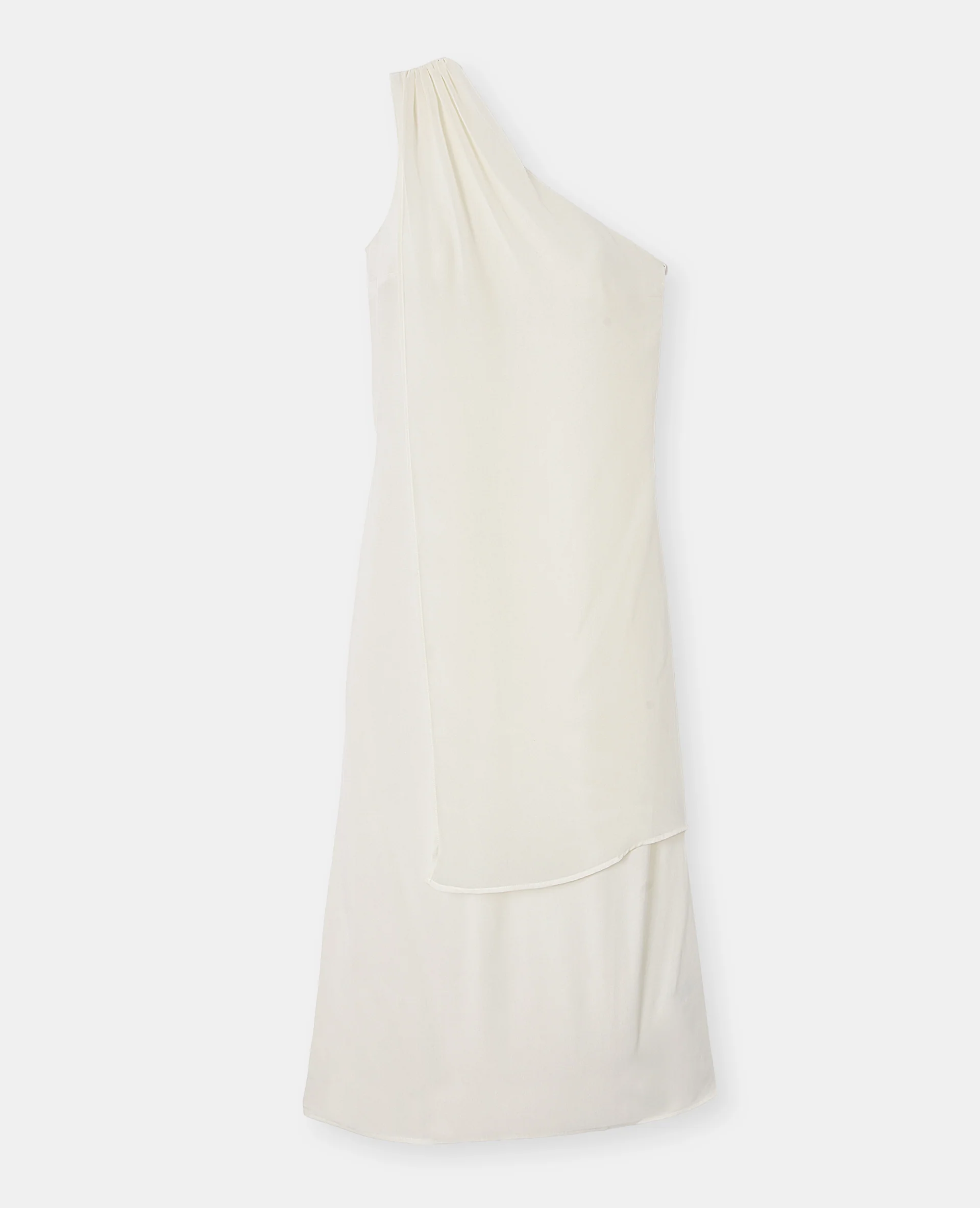 Robe longue asymétrique one shoulder avec drapé - Image 4