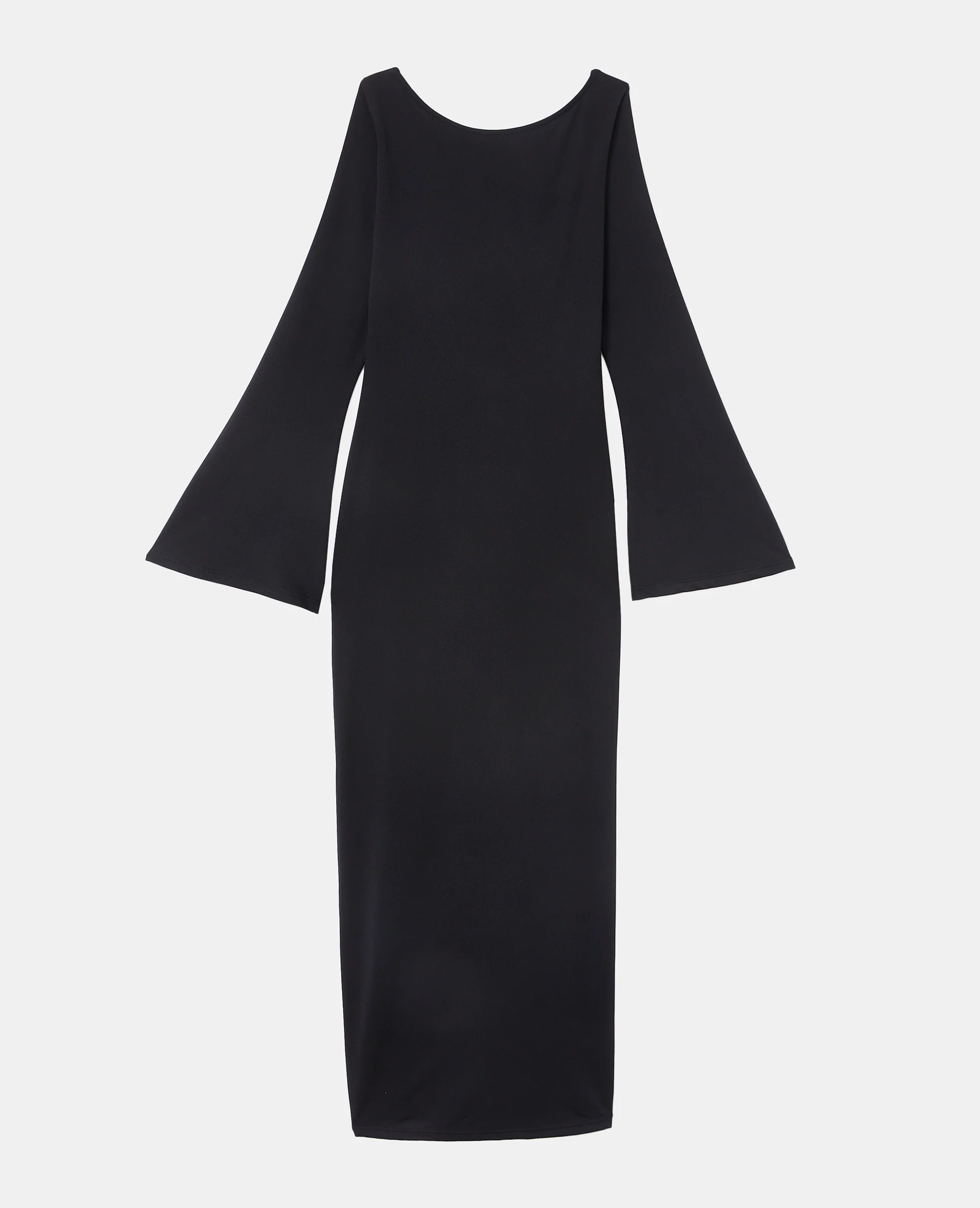 Robe longue dos nu avec manches flare - Image 4