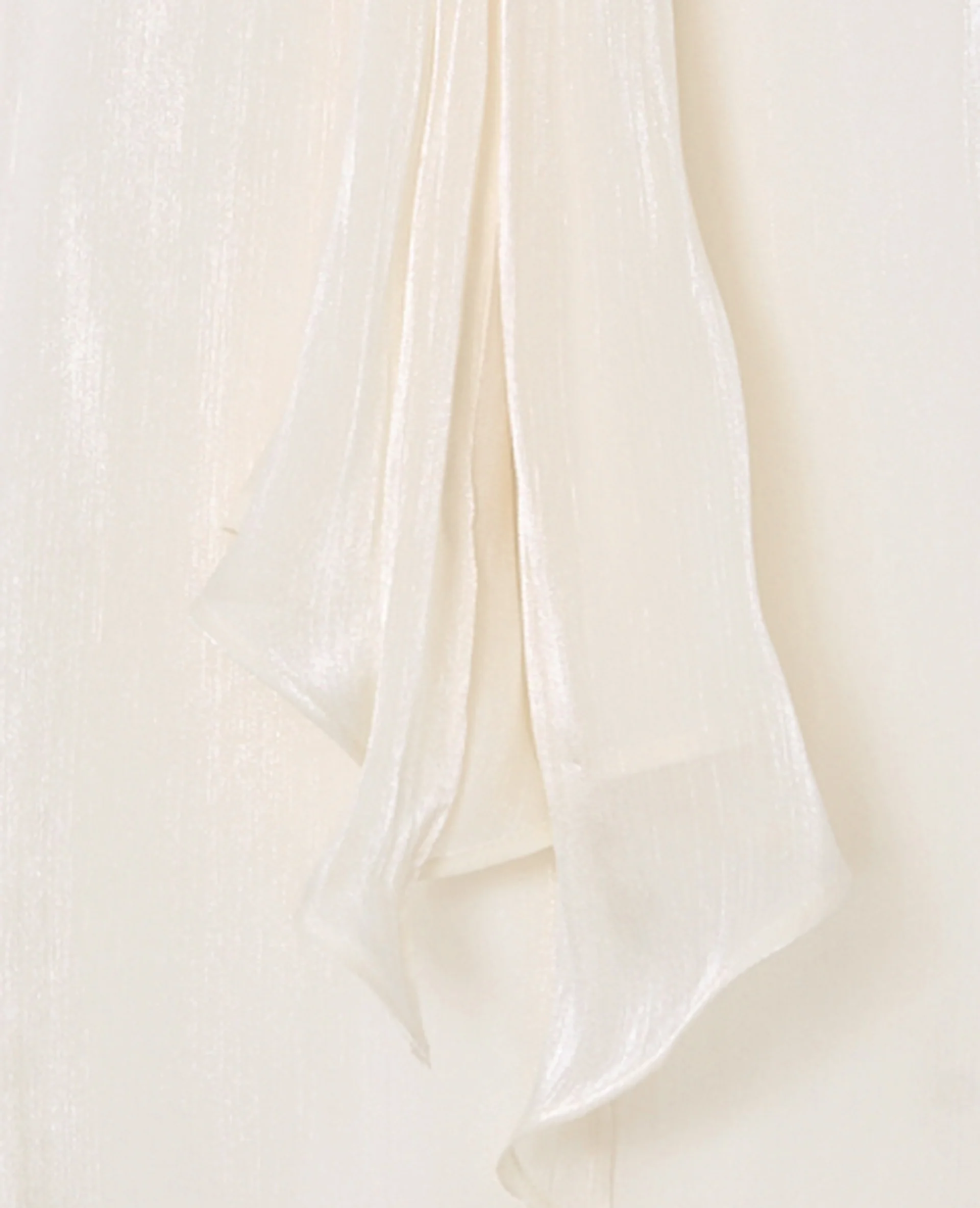 Robe longue dos-nu en satin avec pans à nouer - Image 8